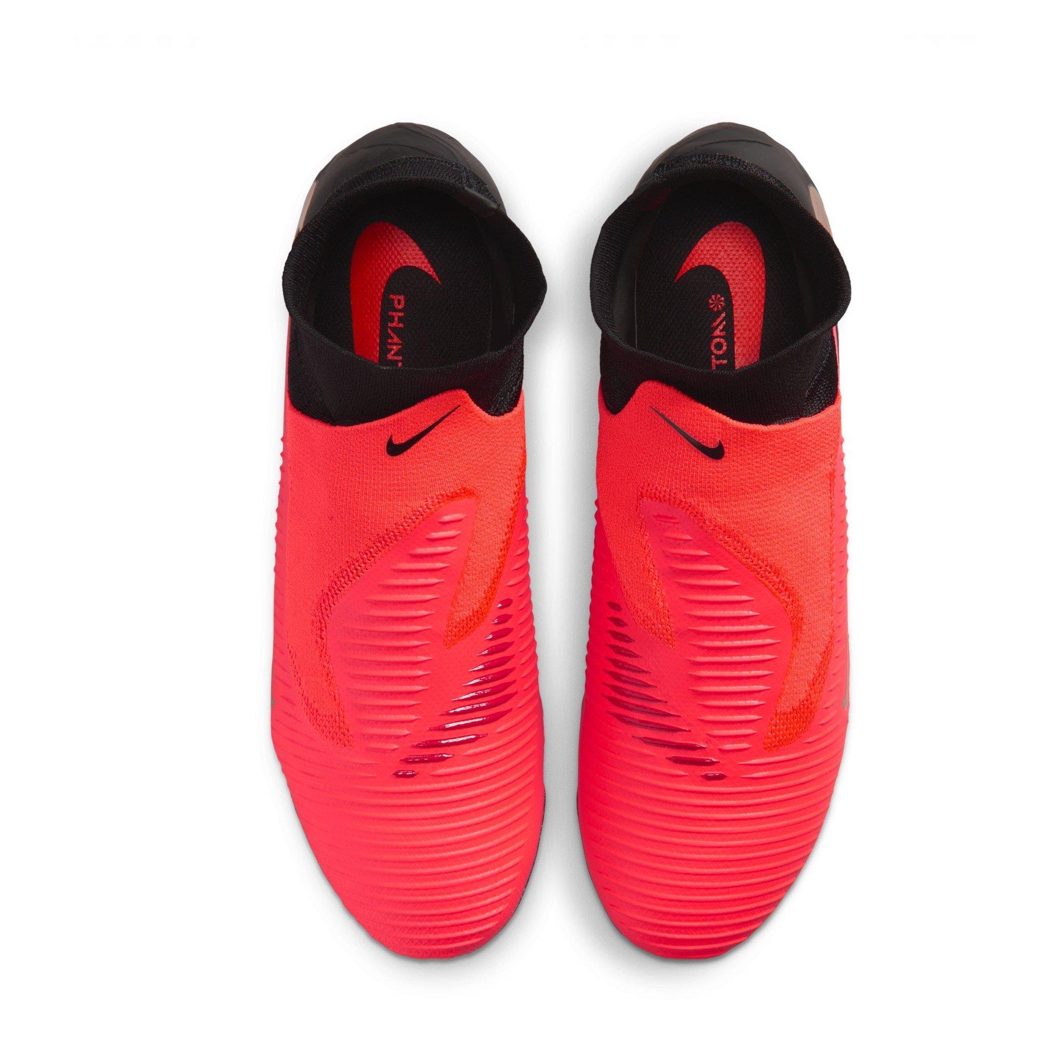 Red/Black - Nike - Phantom High 6 Pro Adults Firm Ground Football Boots - 6