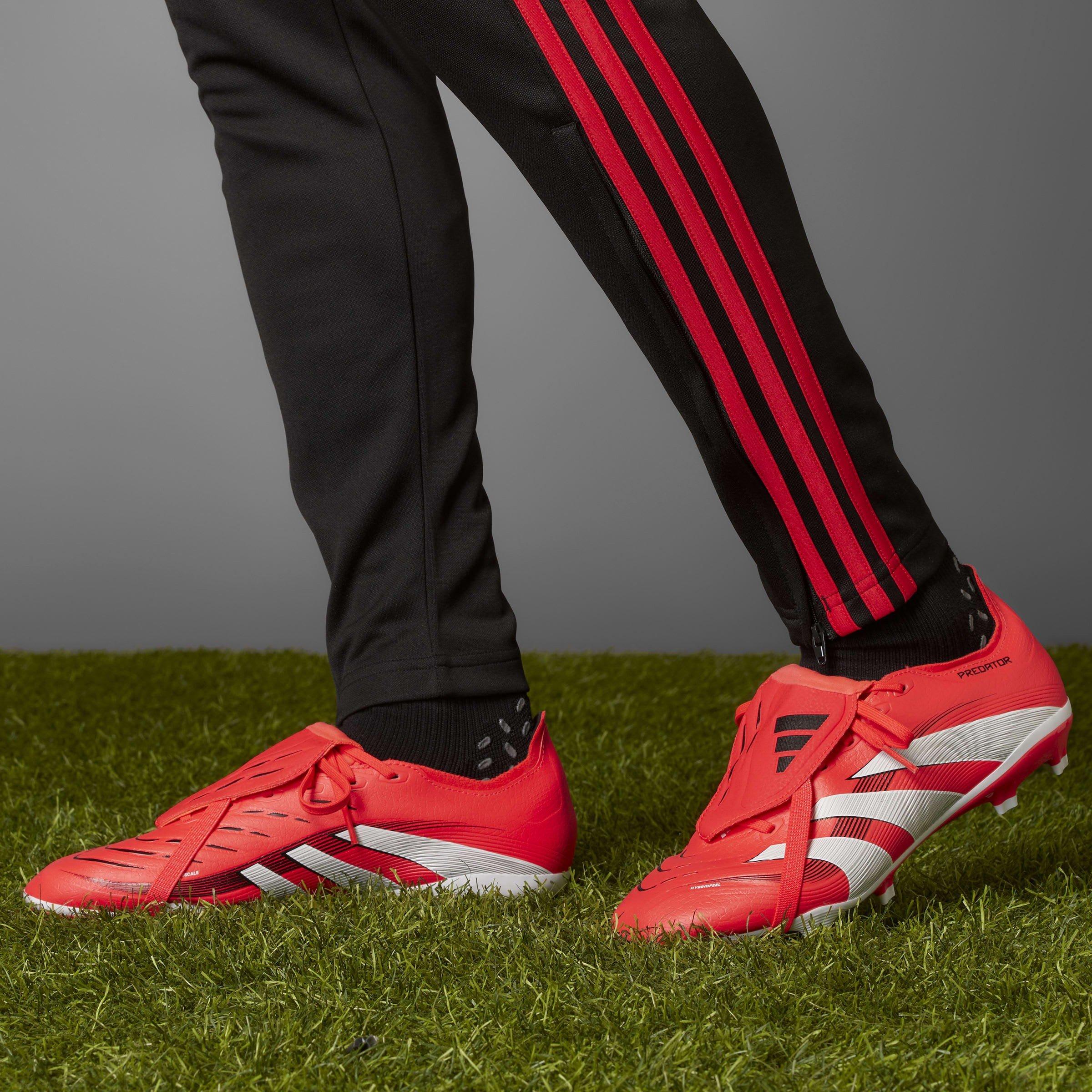 Red/White/Black - adidas - Predator League Fold-Over Tongue Firm Ground Boots - 3