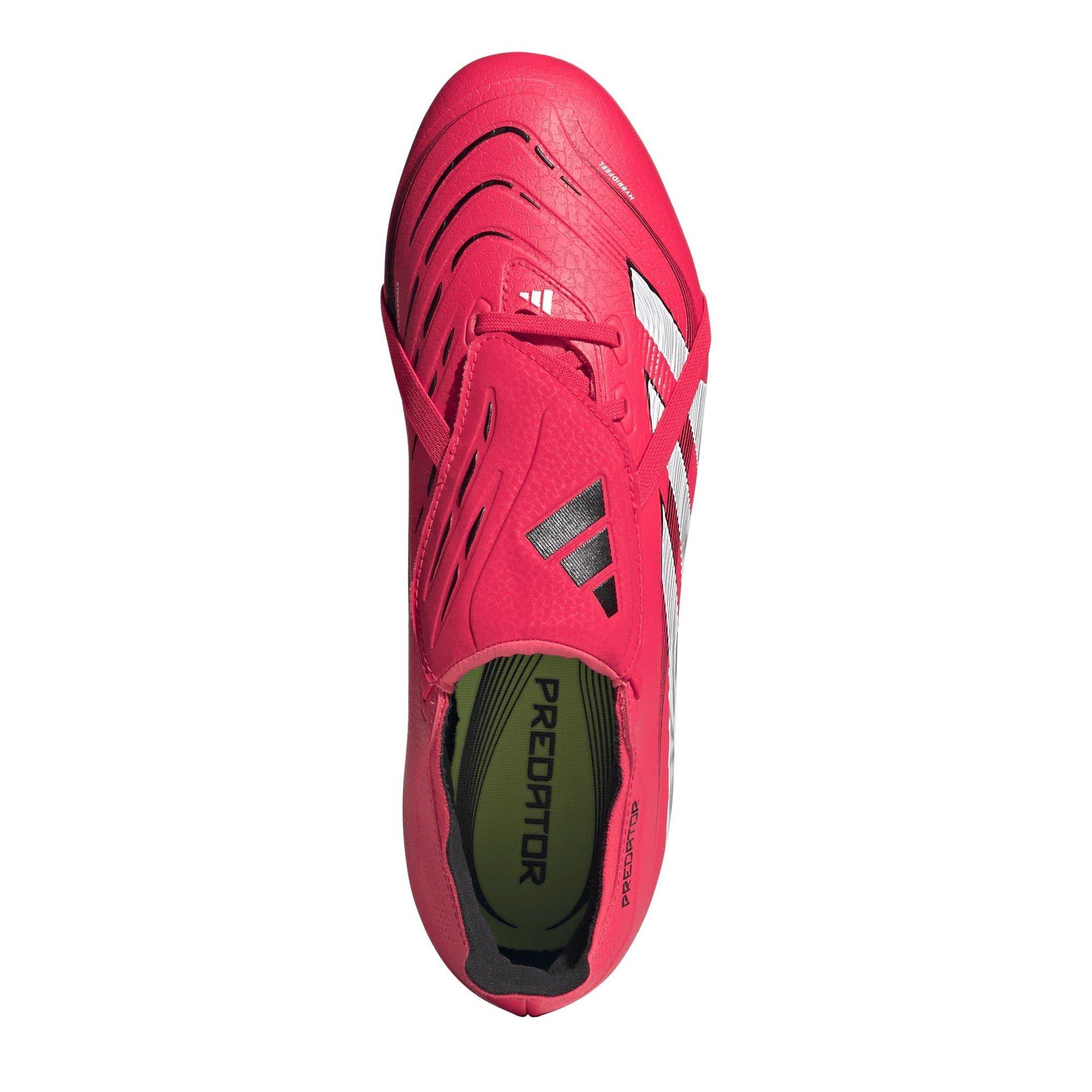 Red/White/Black - adidas - Predator League Fold-Over Tongue Firm Ground Boots - 6