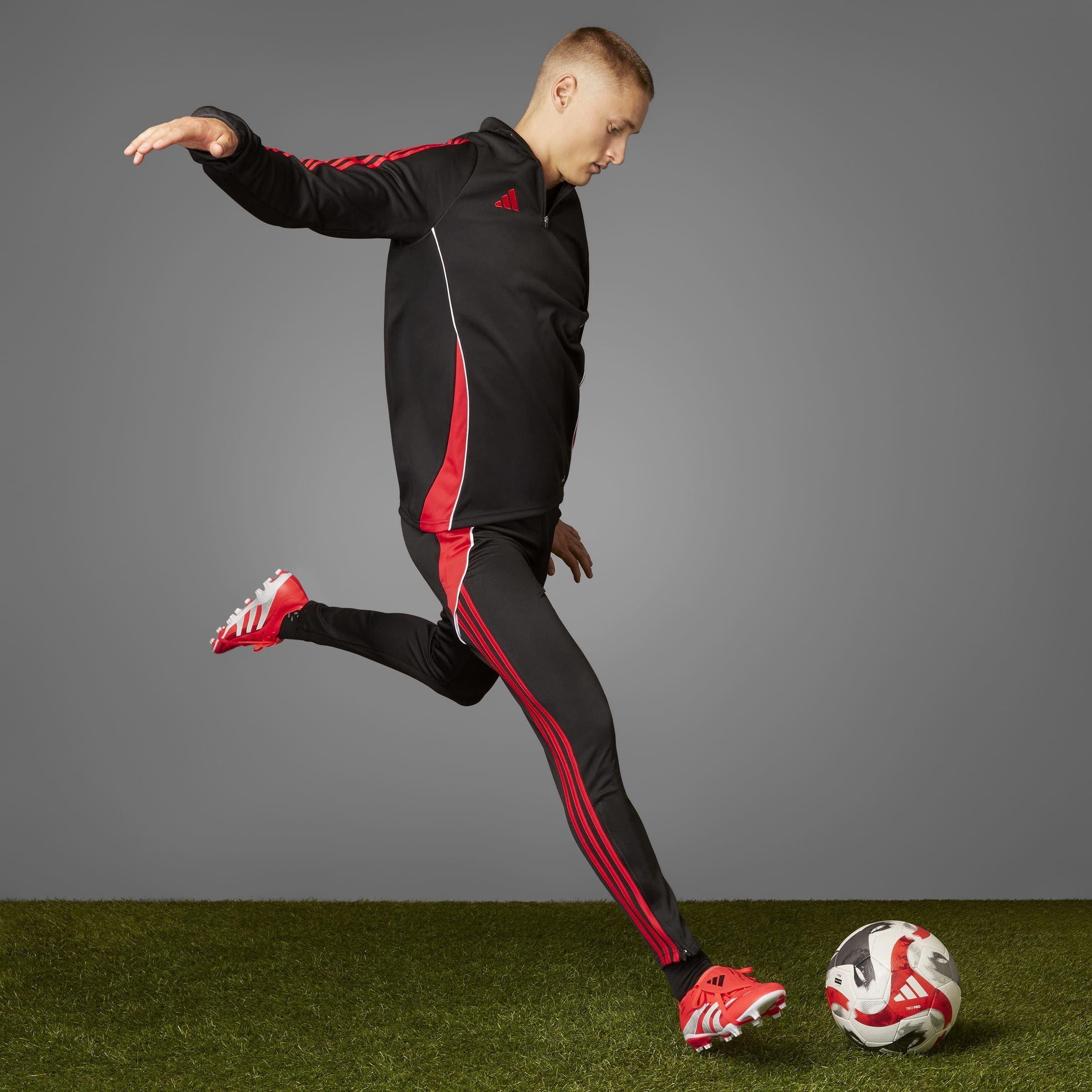 Red/White/Black - adidas - Predator League Fold-Over Tongue Firm Ground Boots - 7