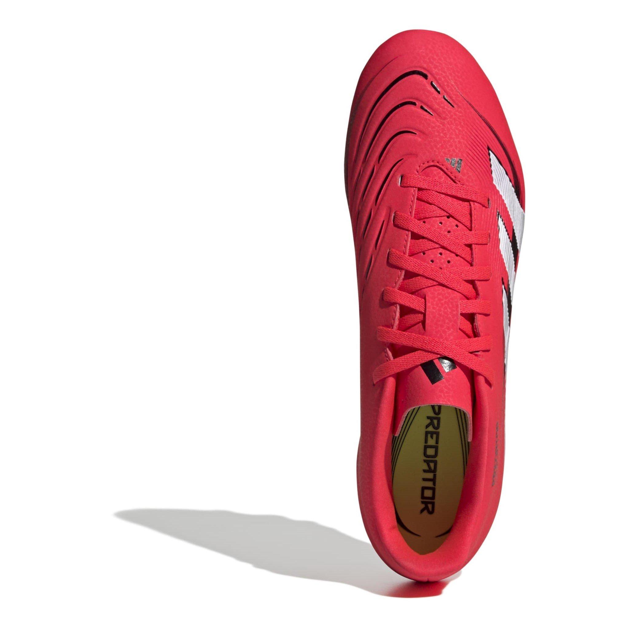 Red/White/Black - adidas - Predator Club Firm Ground Boots - 5