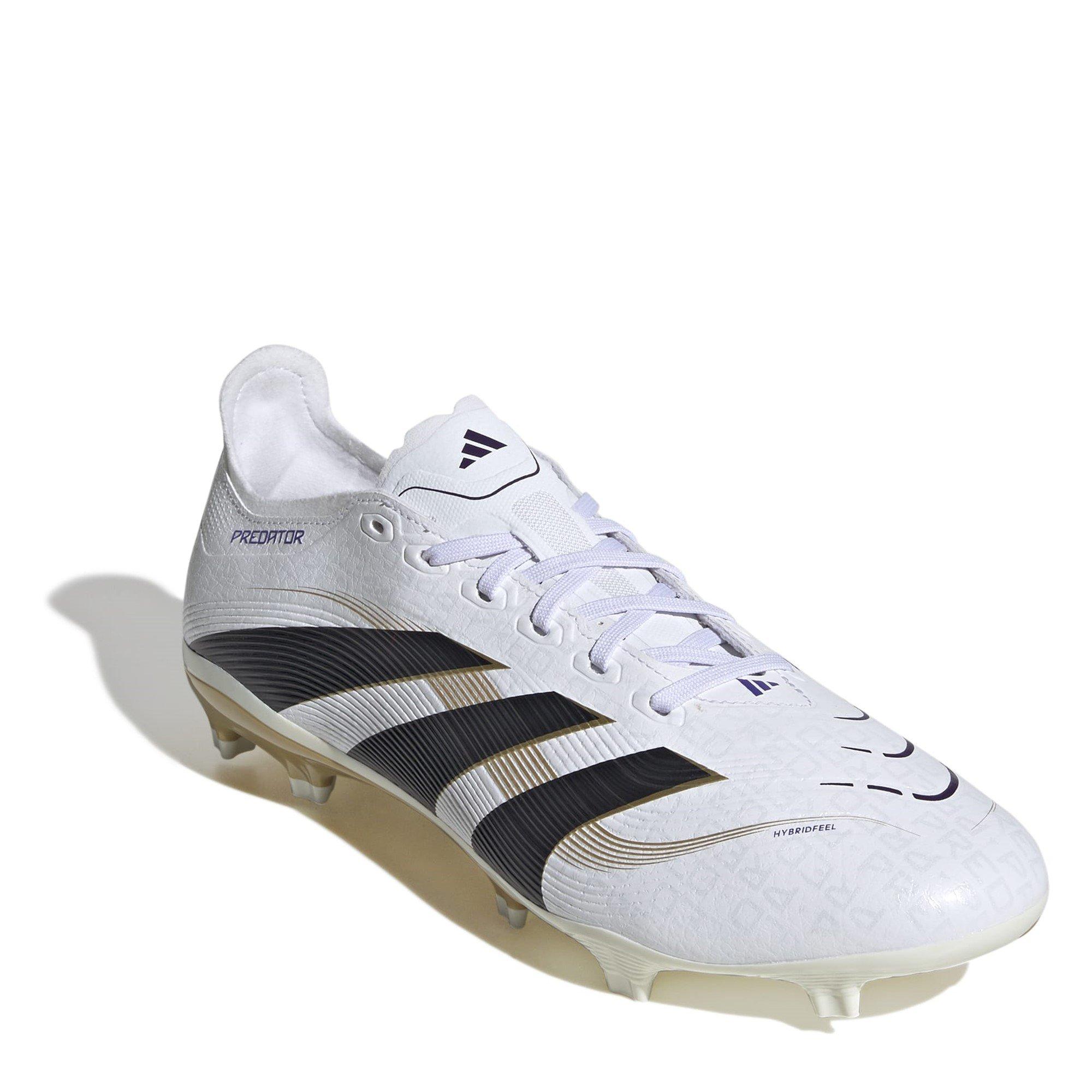 White/Blk/Gold - adidas - Predator League Firm Ground Football Boots - 3