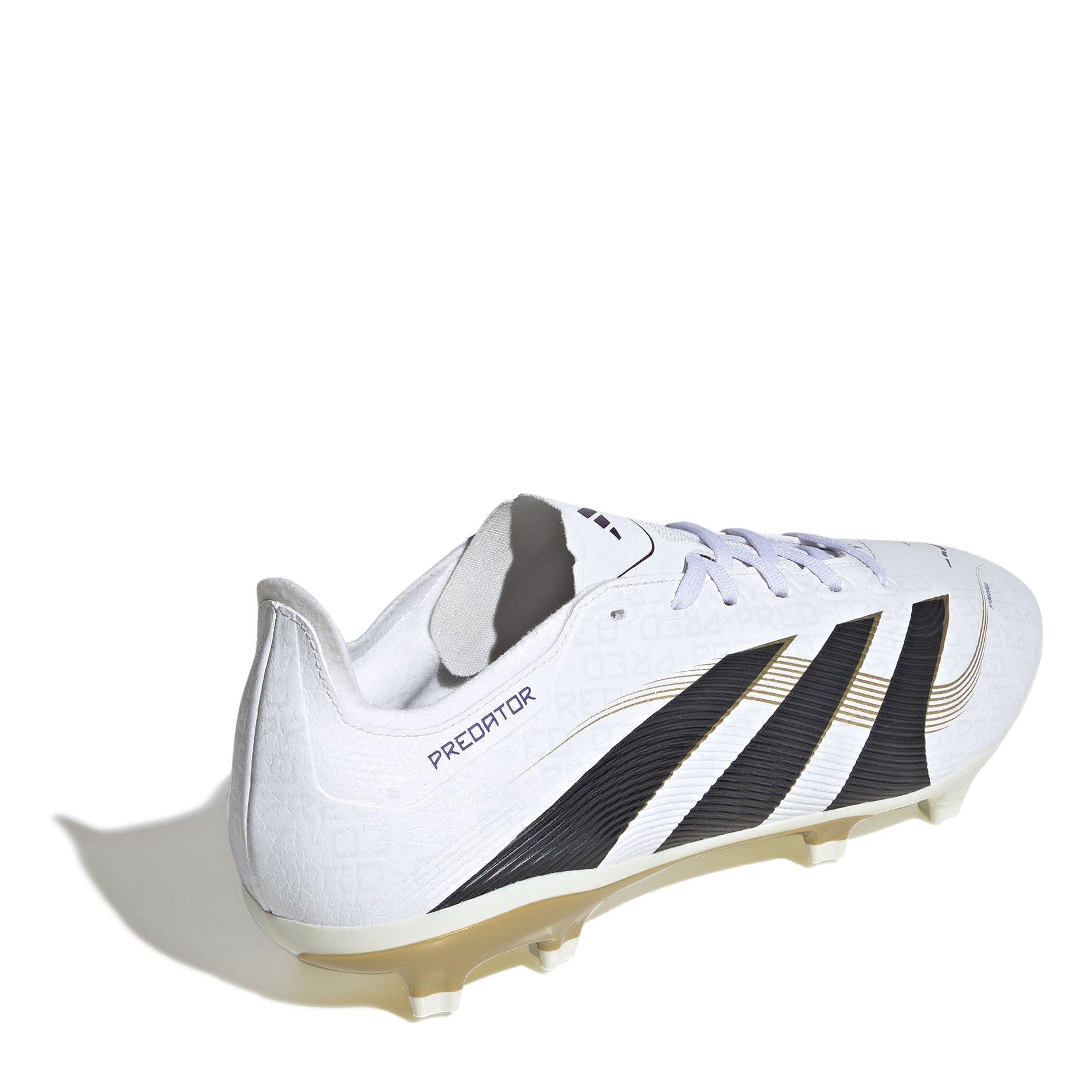 White/Blk/Gold - adidas - Predator League Firm Ground Football Boots - 4