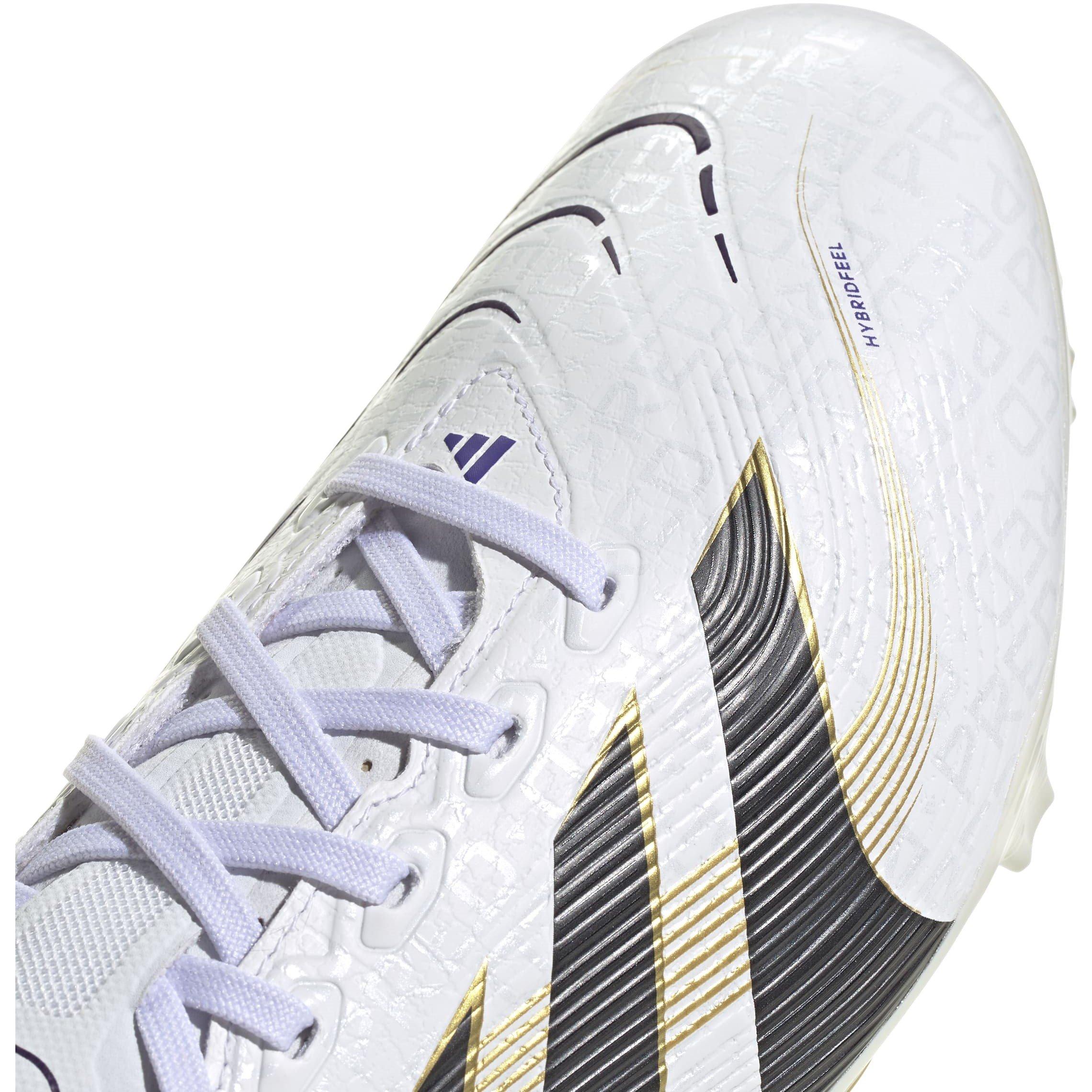 White/Blk/Gold - adidas - Predator League Firm Ground Football Boots - 7
