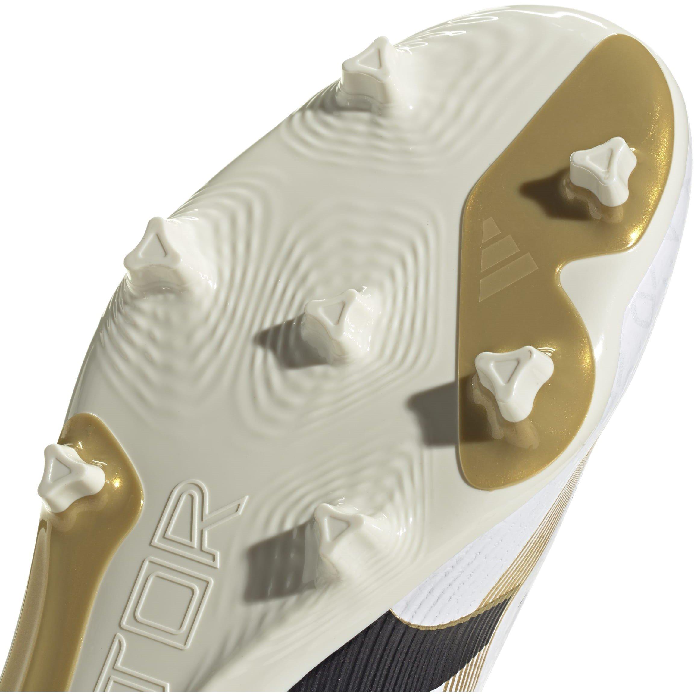 White/Blk/Gold - adidas - Predator League Firm Ground Football Boots - 8