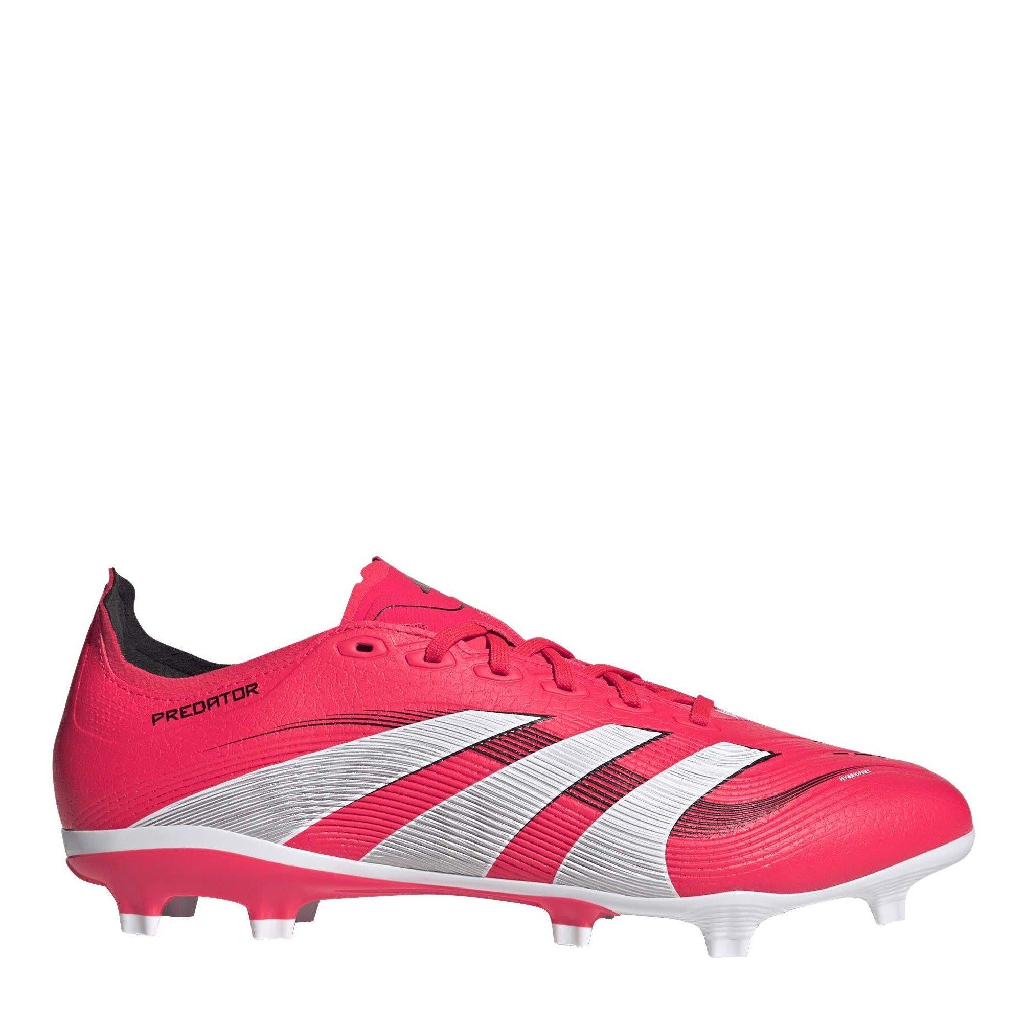 Red/White/Black - adidas - Predator League Firm Ground Football Boots - 1