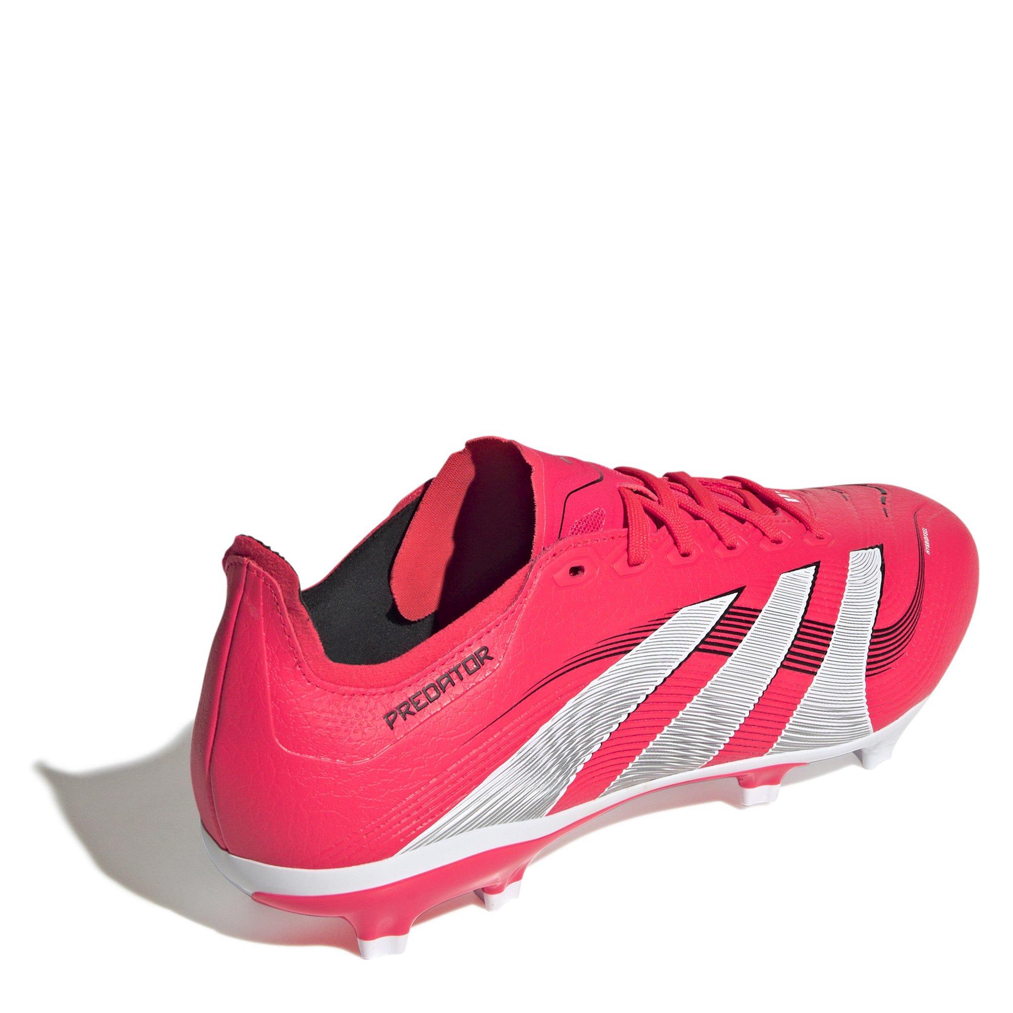 Red/White/Black - adidas - Predator League Firm Ground Boots - 6