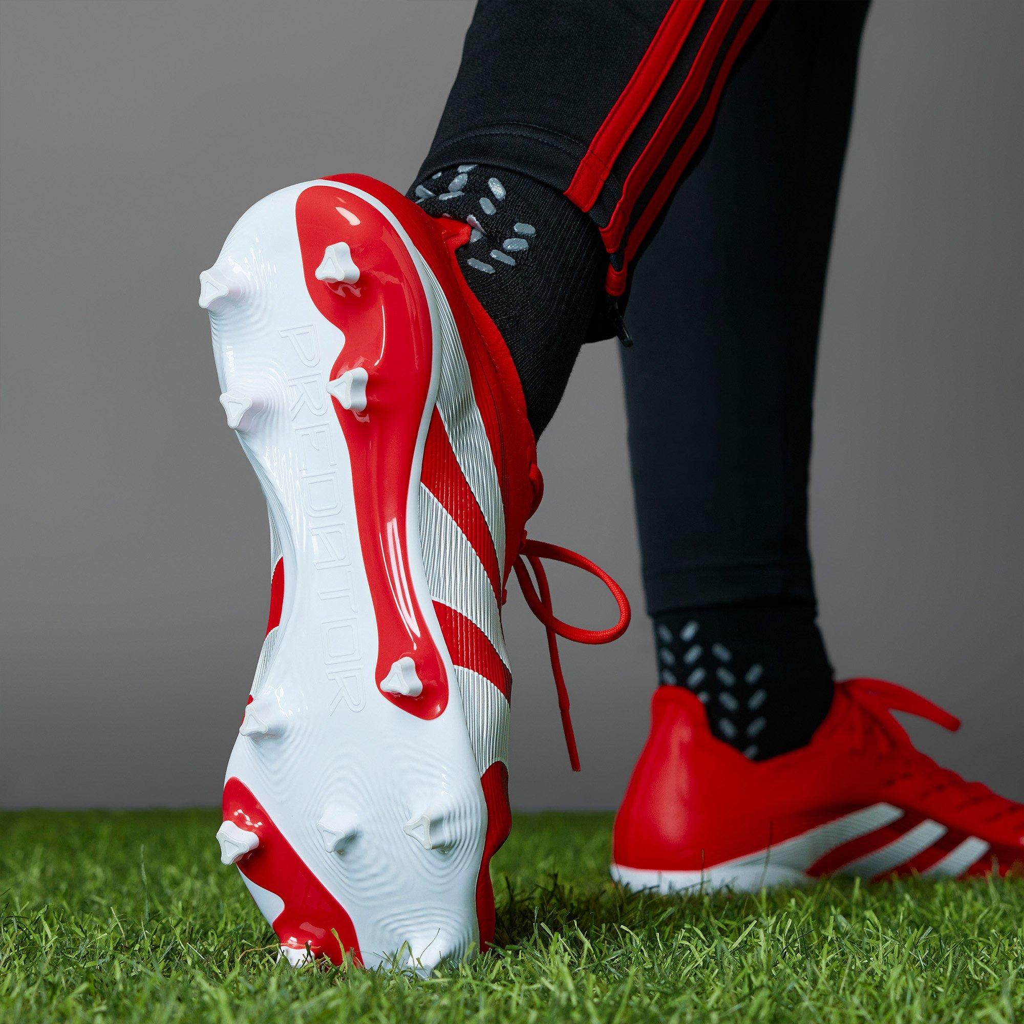 Red/White/Black - adidas - Predator League Firm Ground Boots - 10