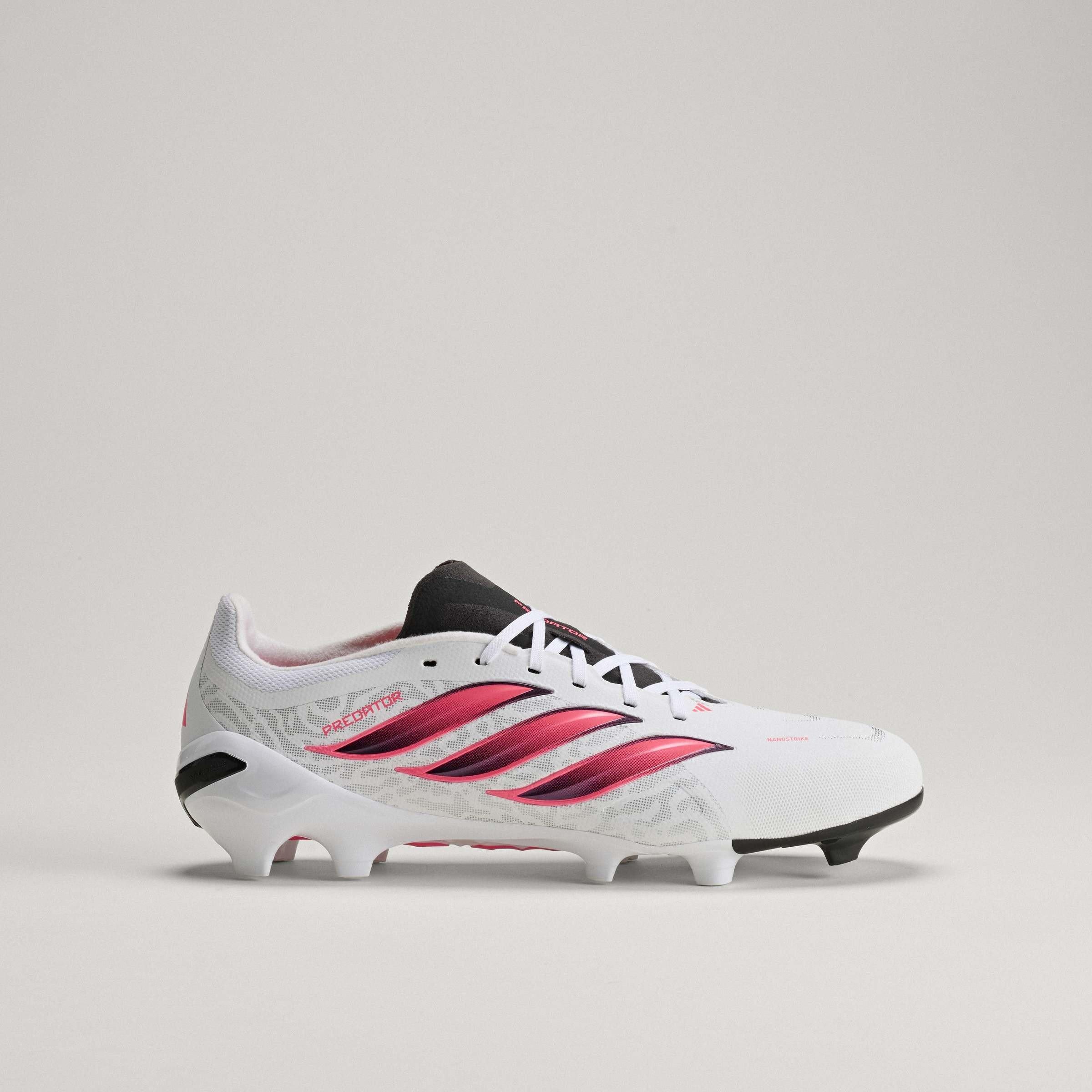 White/Solar/Blk - adidas - Predator League Firm Ground Football Boots - 12