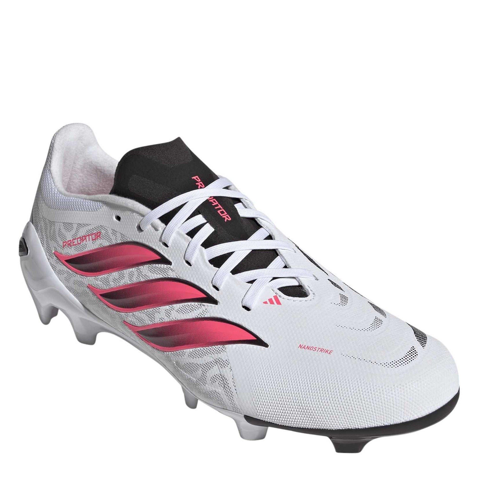 White/Solar/Blk - adidas - Predator League Firm Ground Football Boots - 4