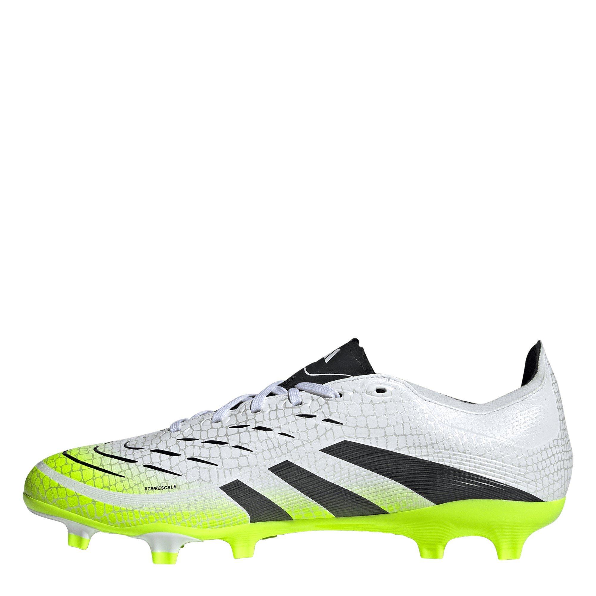 White/Blk/Lemon - adidas - Predator League Firm Ground Football Boots - 2