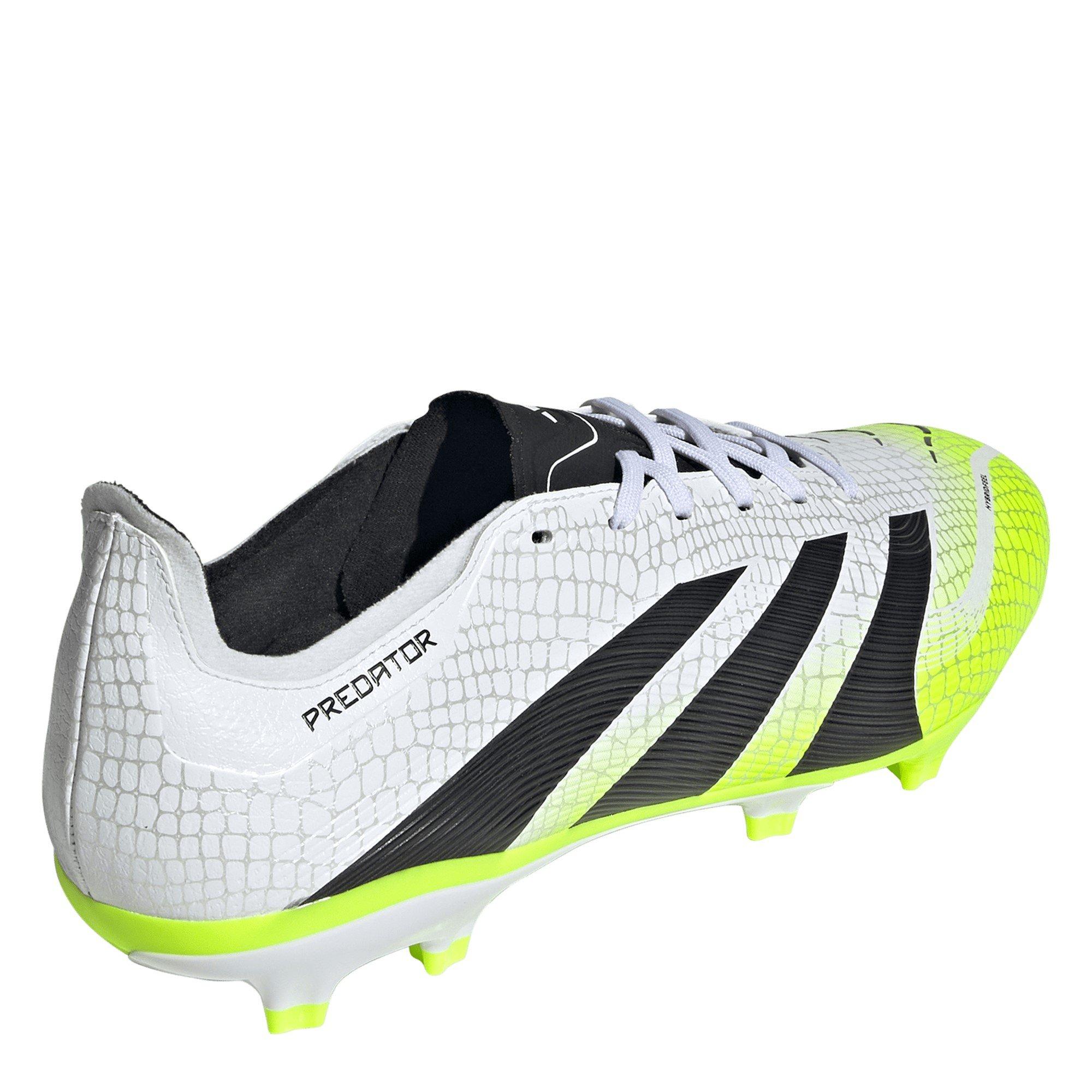 White/Blk/Lemon - adidas - Predator League Firm Ground Football Boots - 4