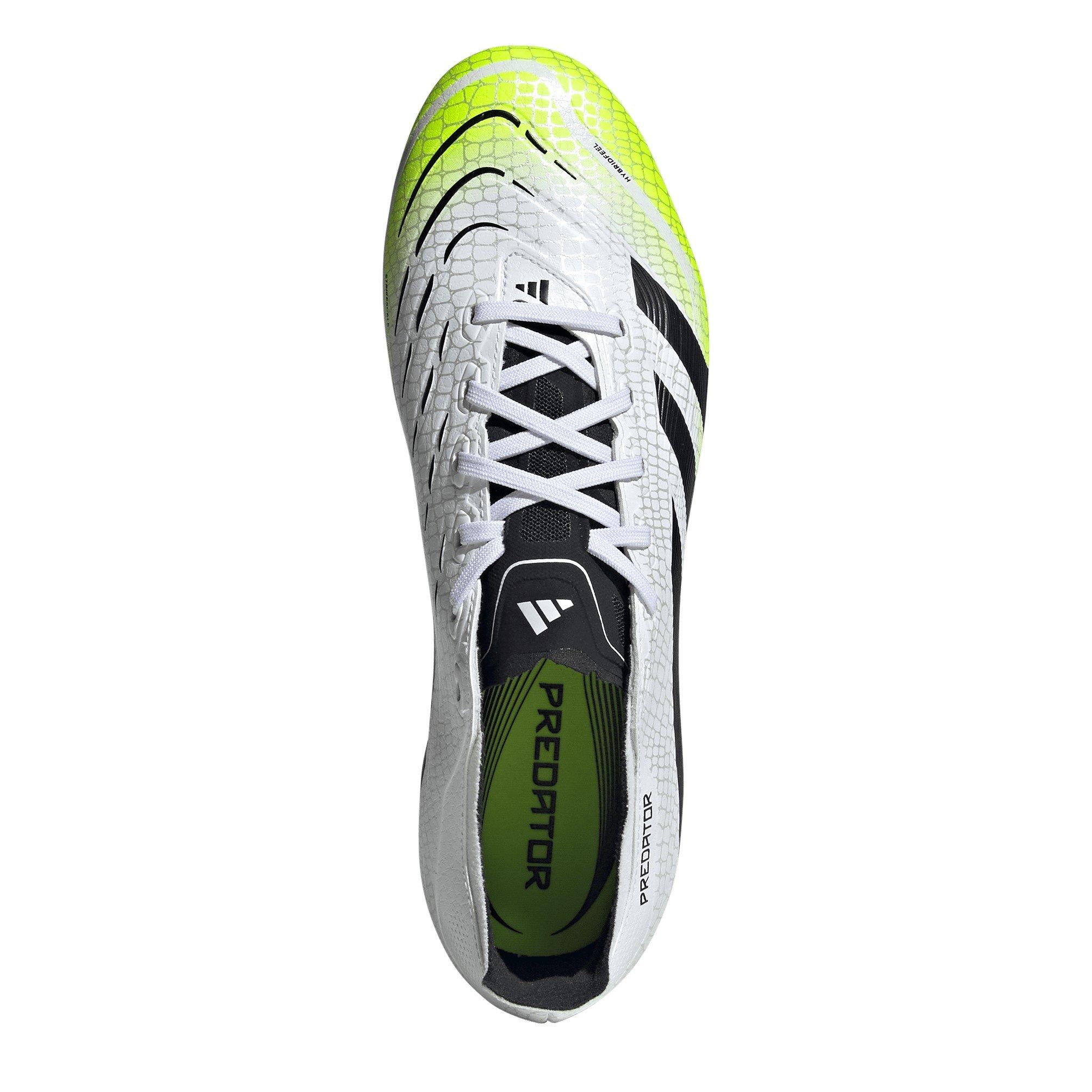 White/Blk/Lemon - adidas - Predator League Firm Ground Football Boots - 5