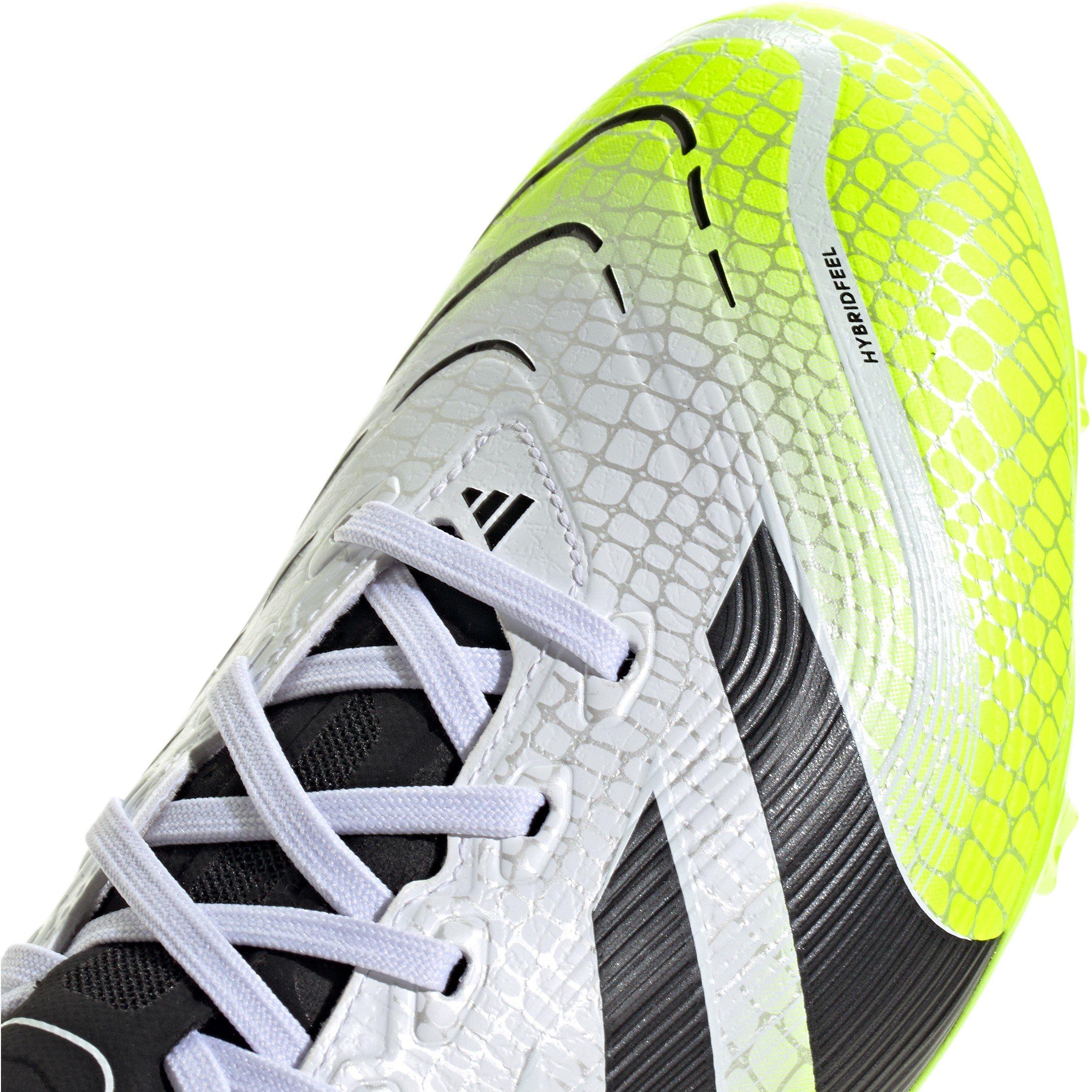 White/Blk/Lemon - adidas - Predator League Firm Ground Football Boots - 7