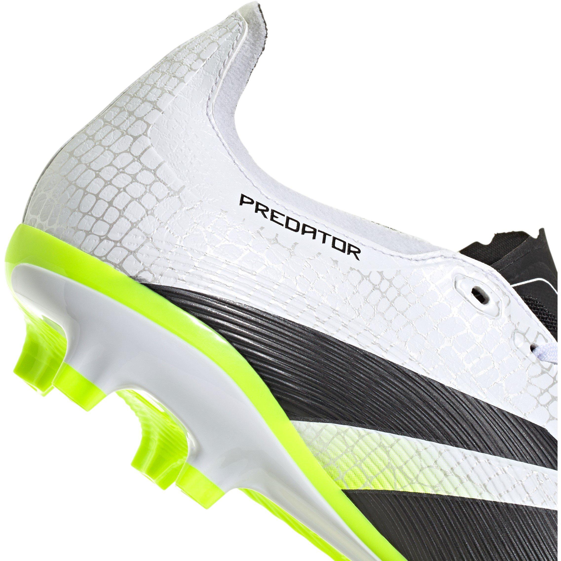 White/Blk/Lemon - adidas - Predator League Firm Ground Football Boots - 8