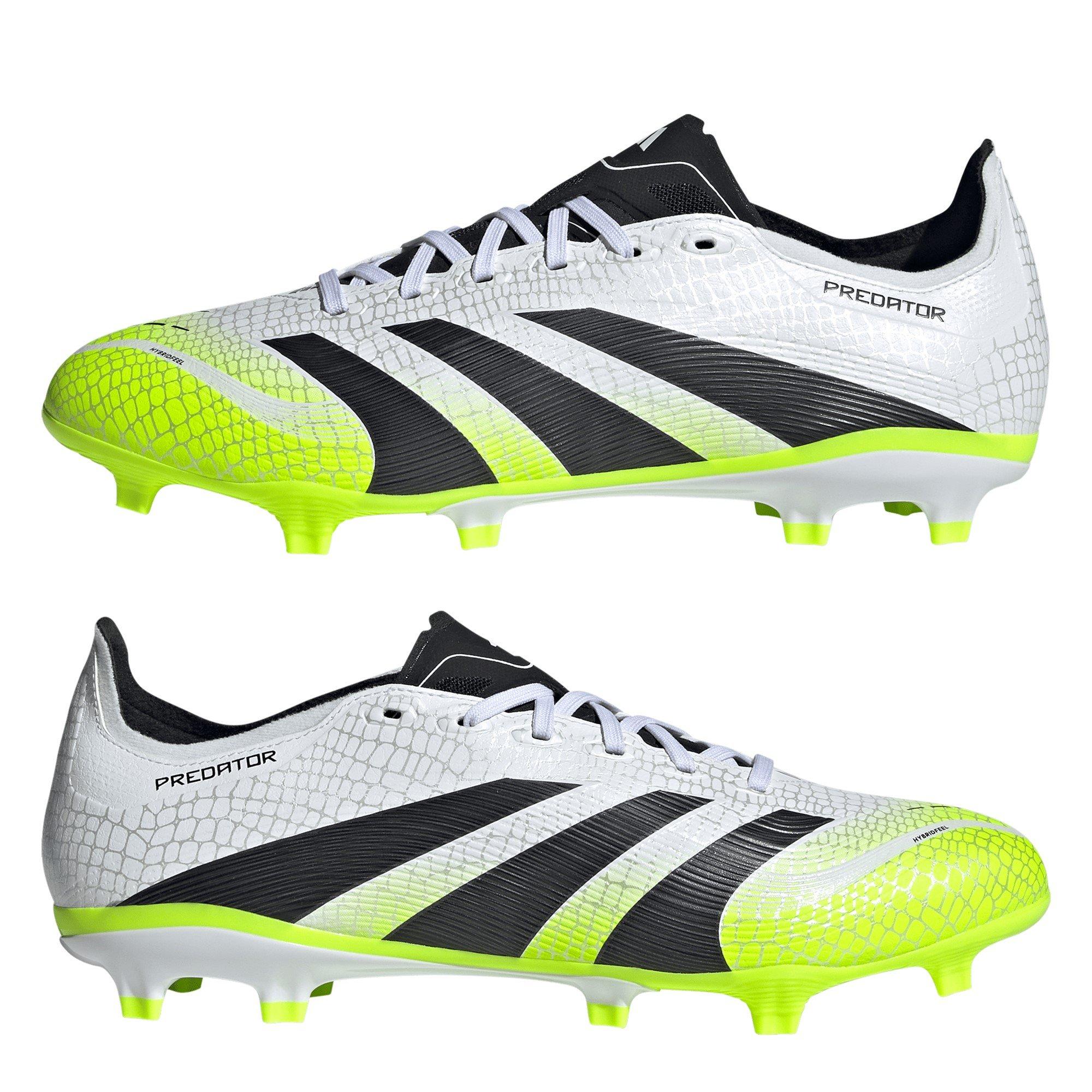 White/Blk/Lemon - adidas - Predator League Firm Ground Football Boots - 9