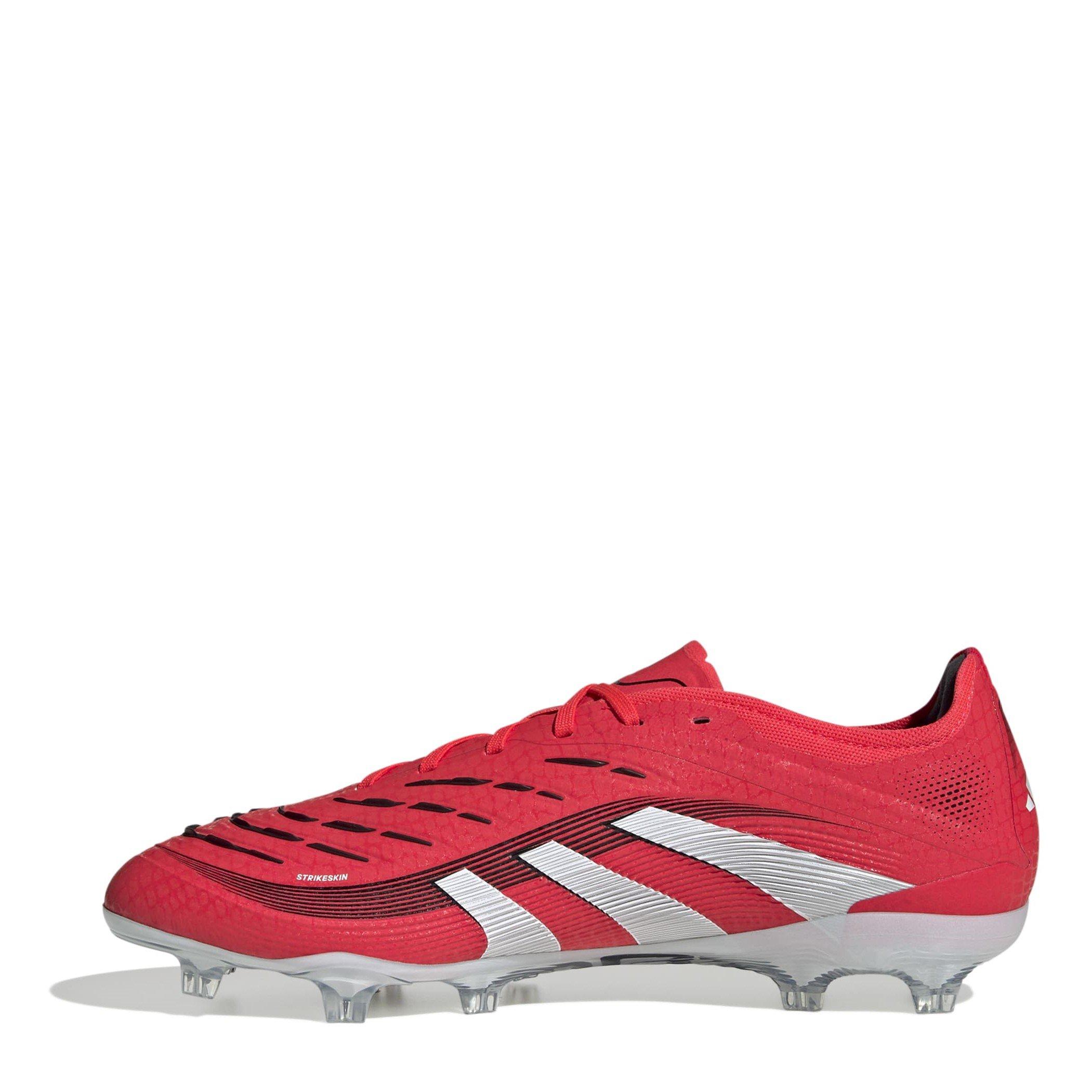 Red/White/Black - adidas - Predator Pro Firm Ground Football Boots - 2
