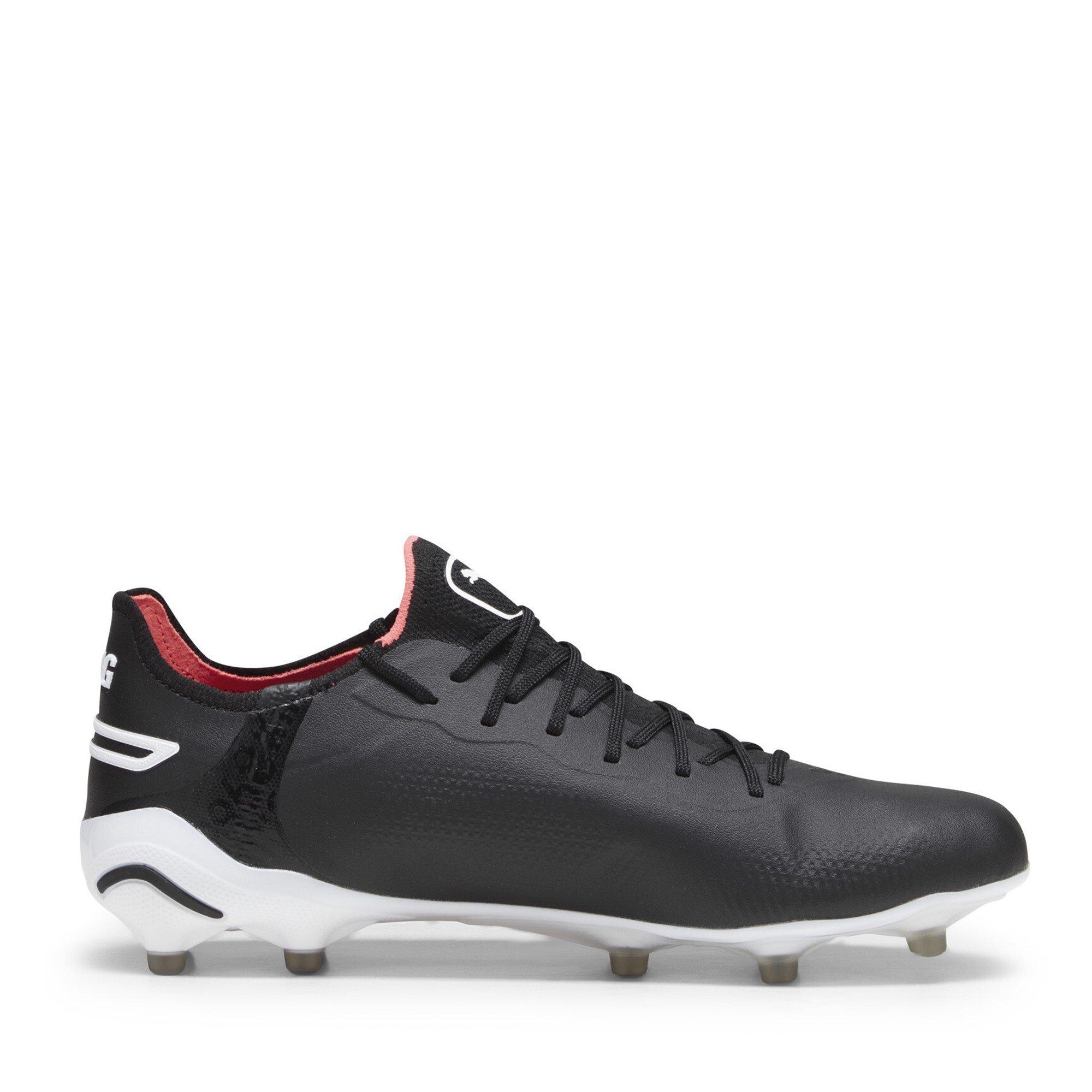 Black/White - Puma - King Ultimate Firm Ground Football Boots Adults - 5