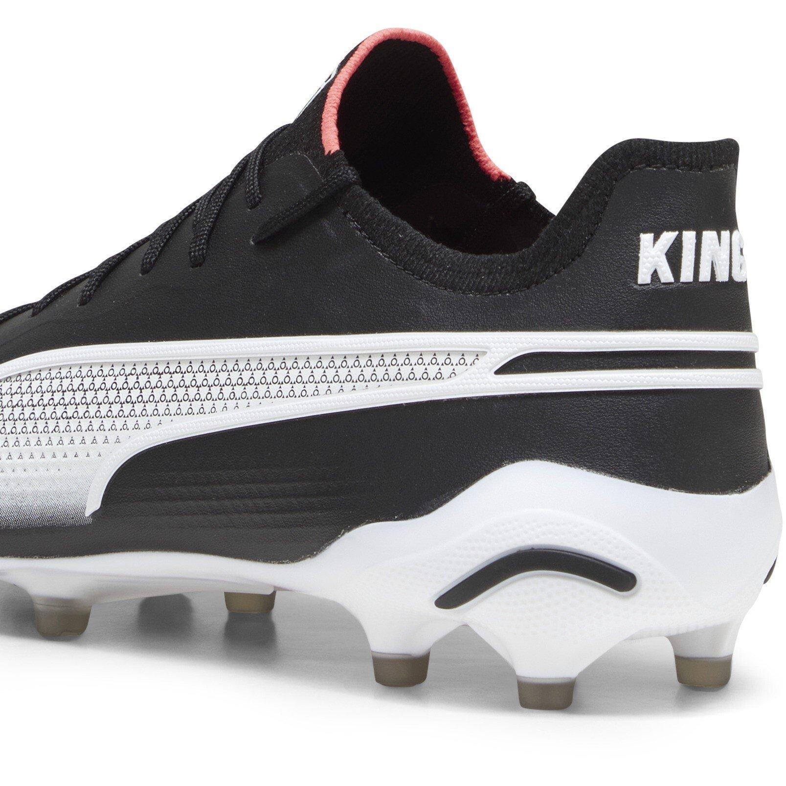 Black/White - Puma - King Ultimate Firm Ground Football Boots Adults - 6