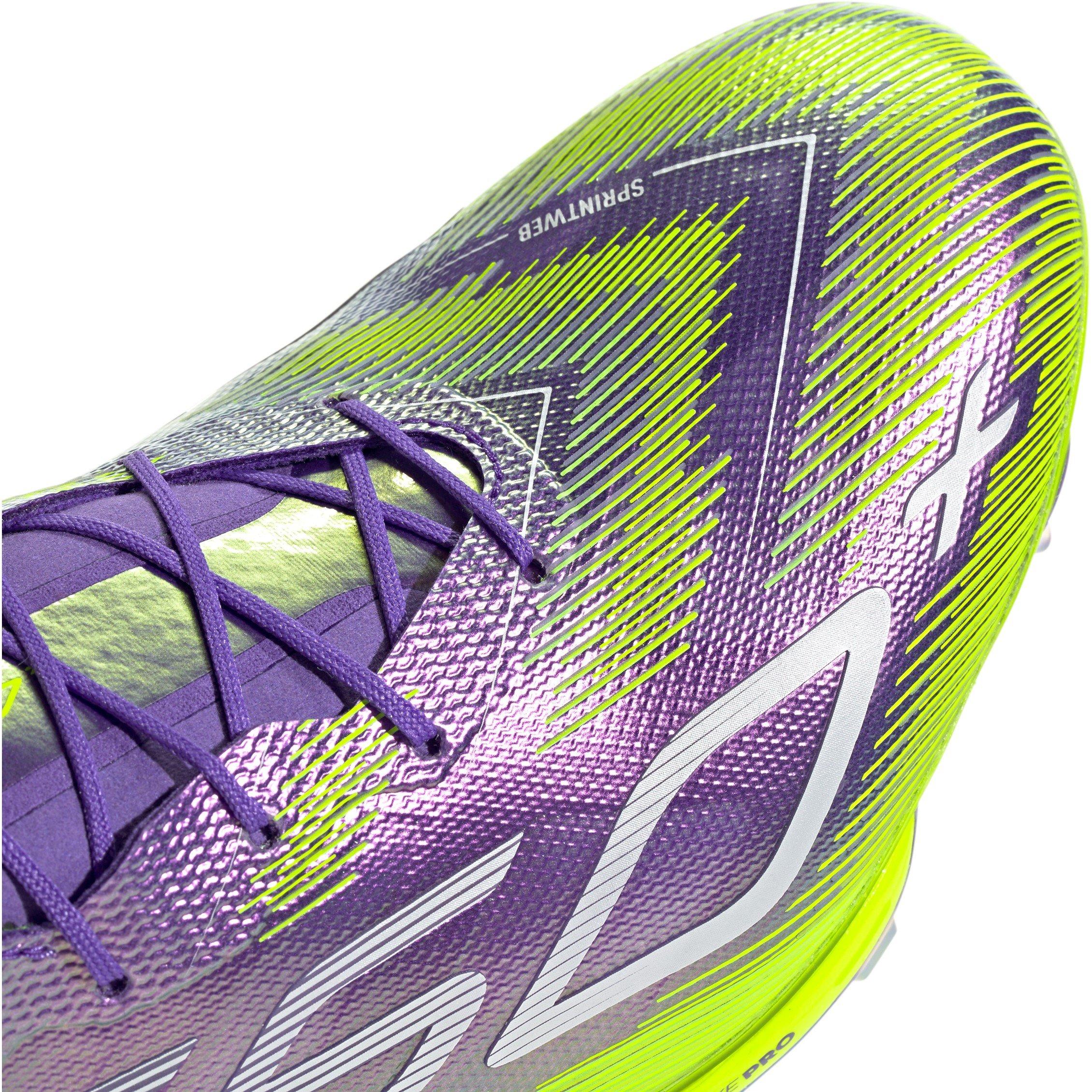 Purple - adidas - F50+ Adults Elite Firm Ground Football Boots - 7