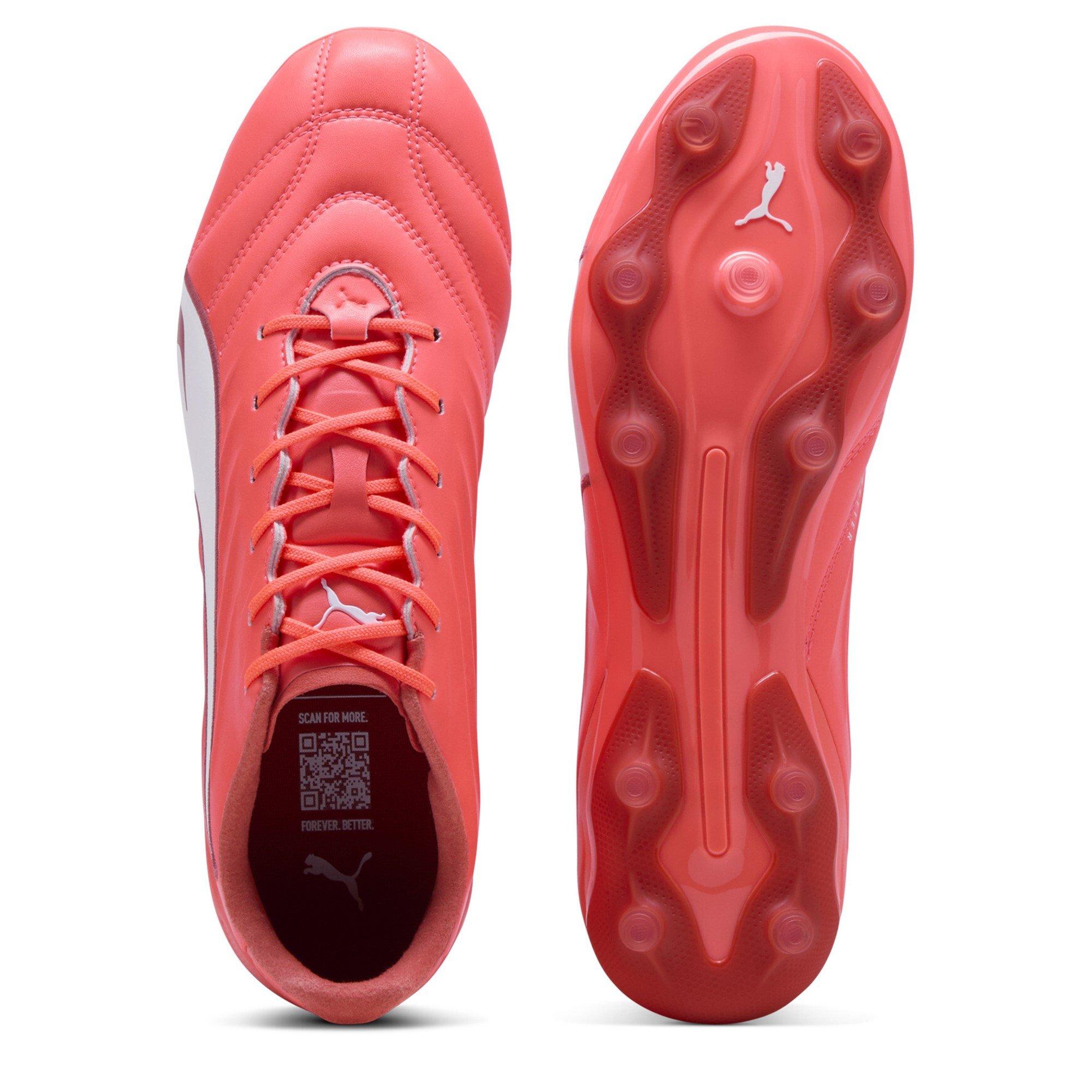 Glowing Red - Puma - King Pro Firm Ground Football Boots - 3