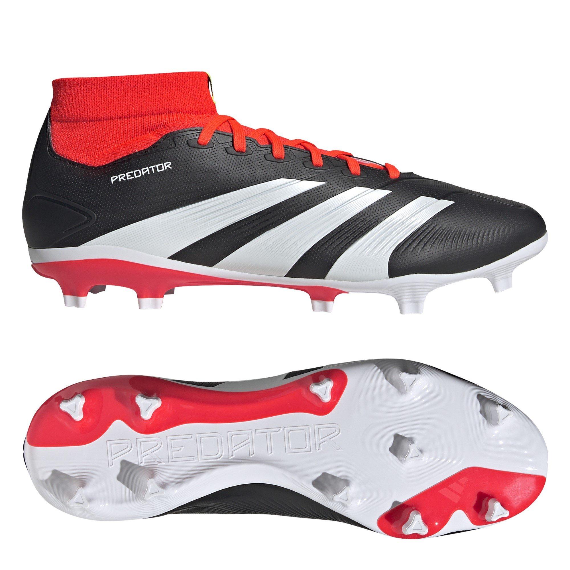 Schwarz/Weiß/Rot - adidas - Predator 24 League Firm Ground Boots - 11