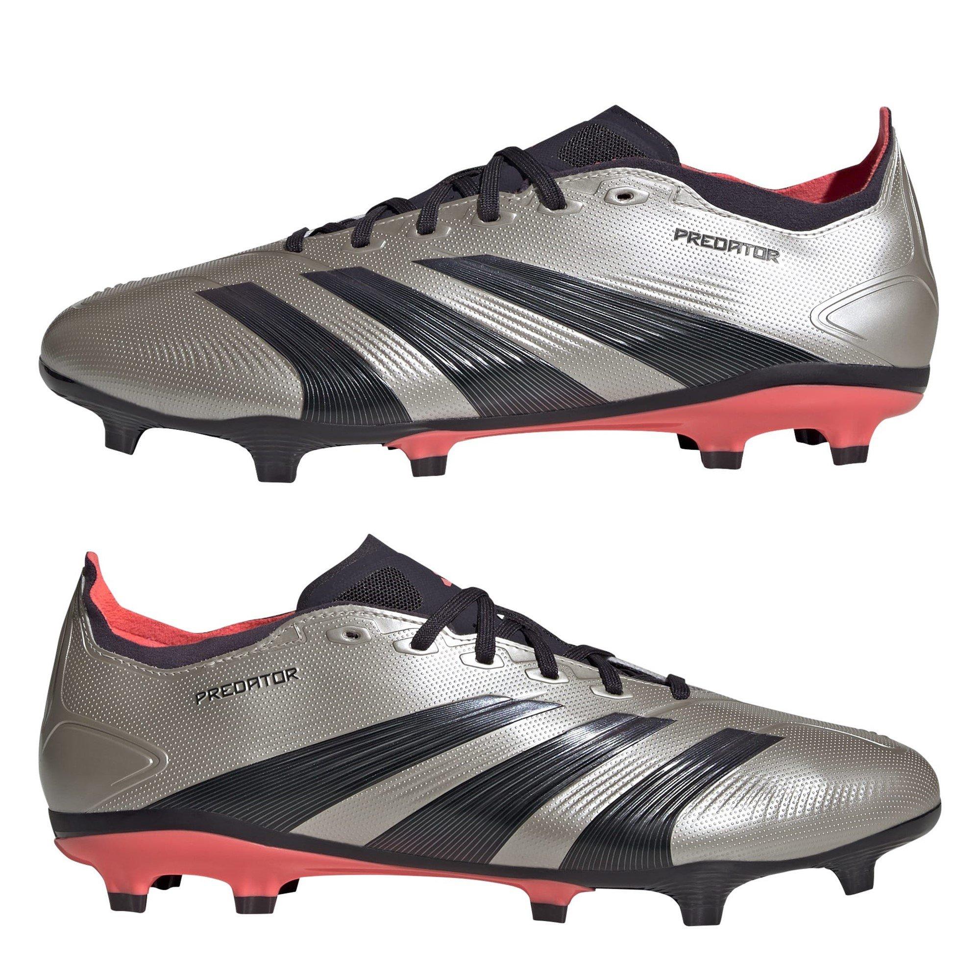 Silver/Black - adidas - Predator 24 League Firm Ground Boots - 9
