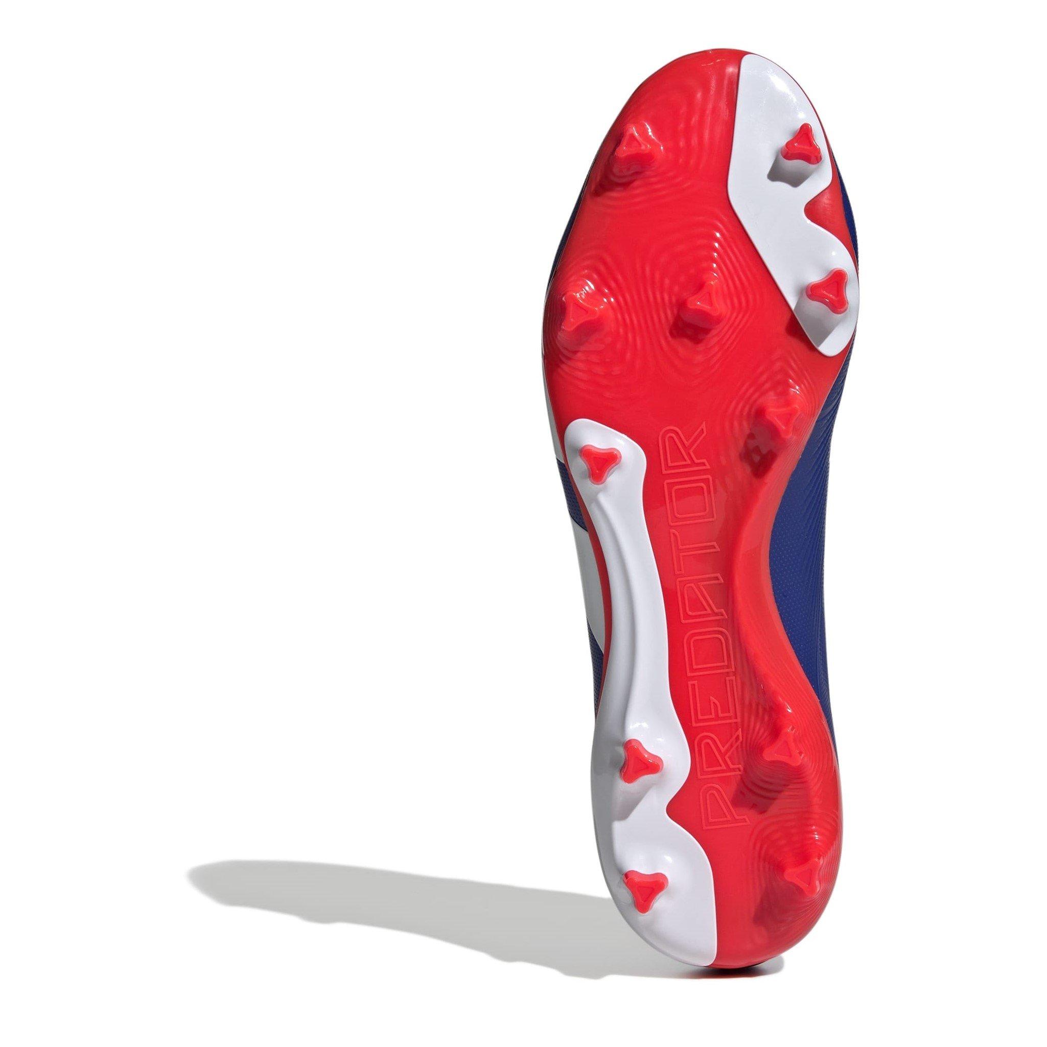 Blue/Wht/Red - adidas - Predator 24 League Firm Ground Boots - 6