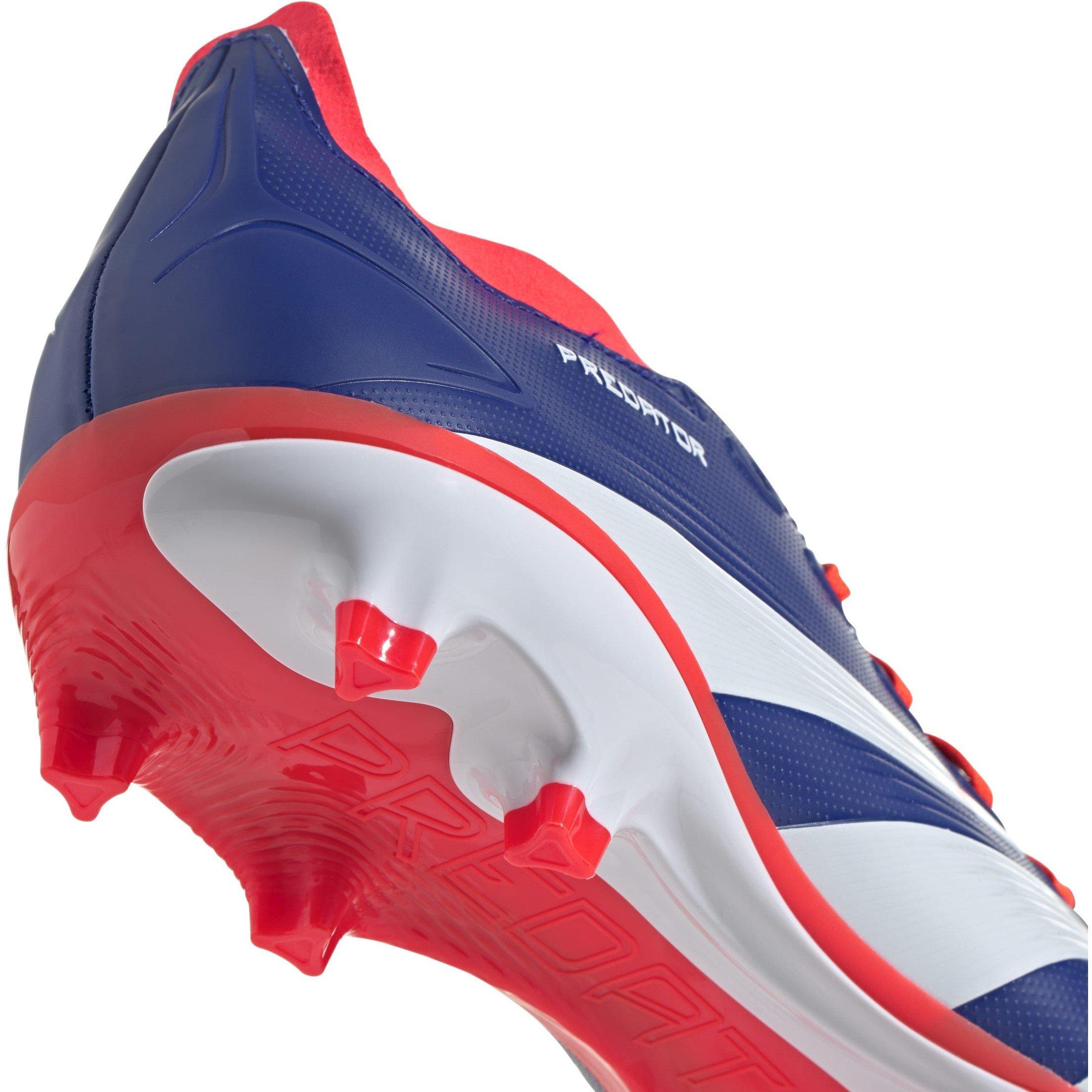 Blue/Wht/Red - adidas - Predator 24 League Firm Ground Boots - 7