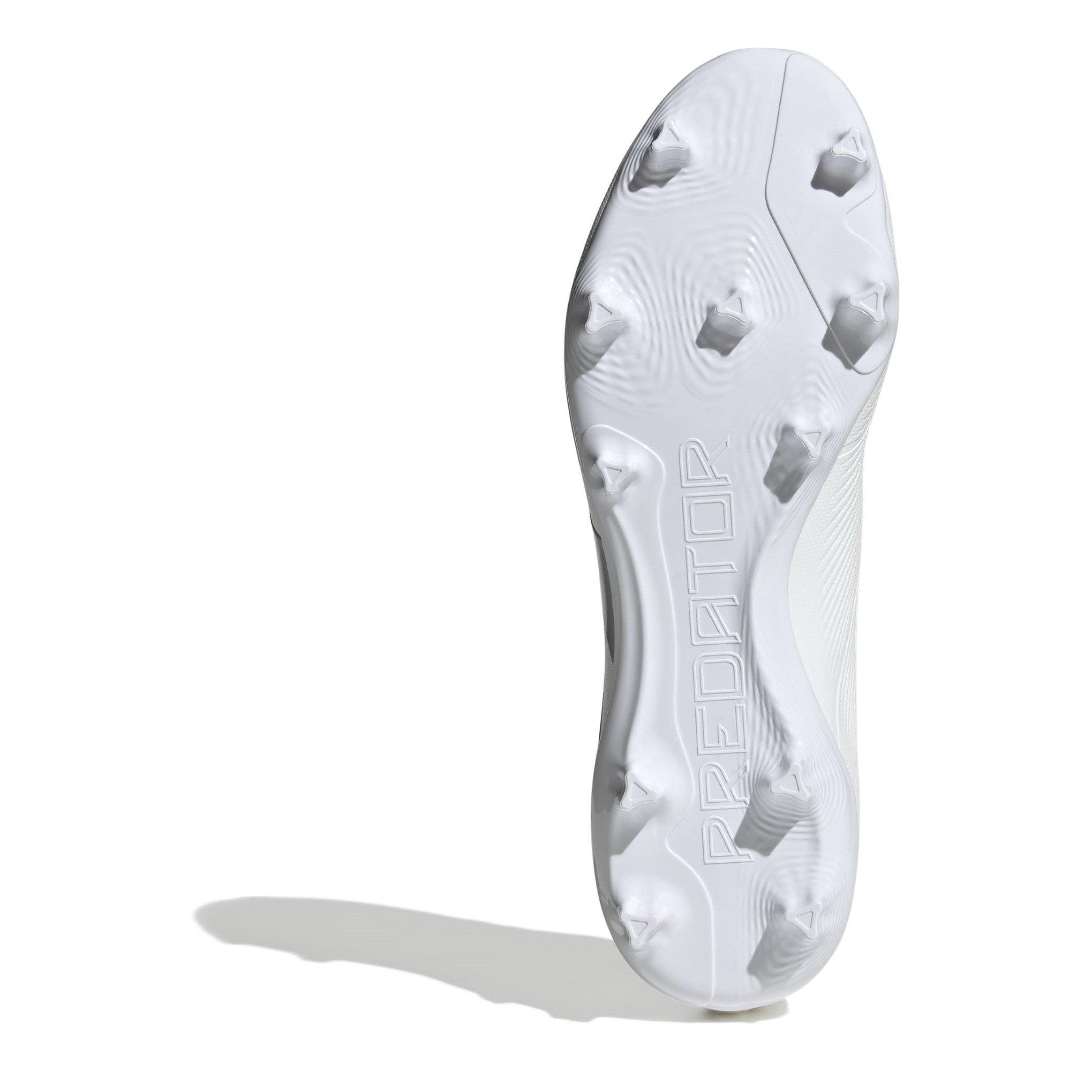 Wit/Zilver - adidas - adidas Predator League Firm Ground Football Boots - 6