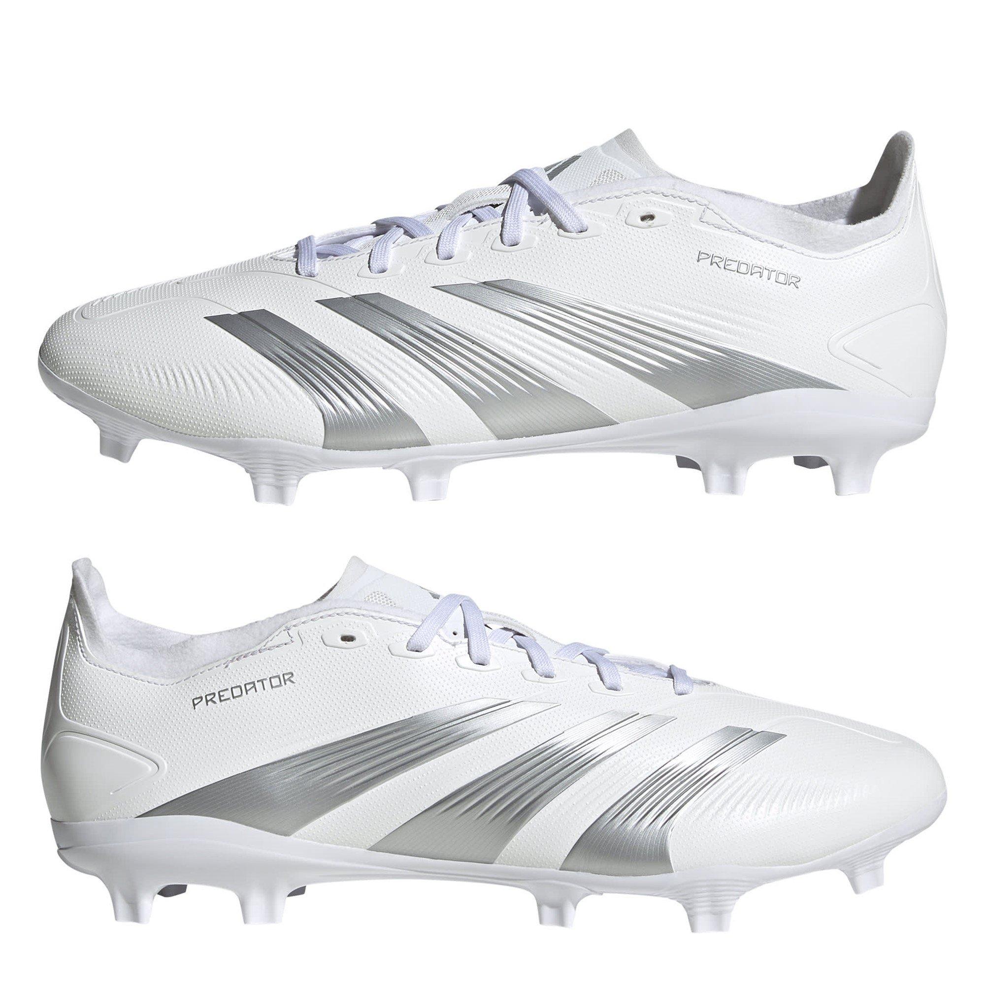 Wit/Zilver - adidas - adidas Predator League Firm Ground Football Boots - 9