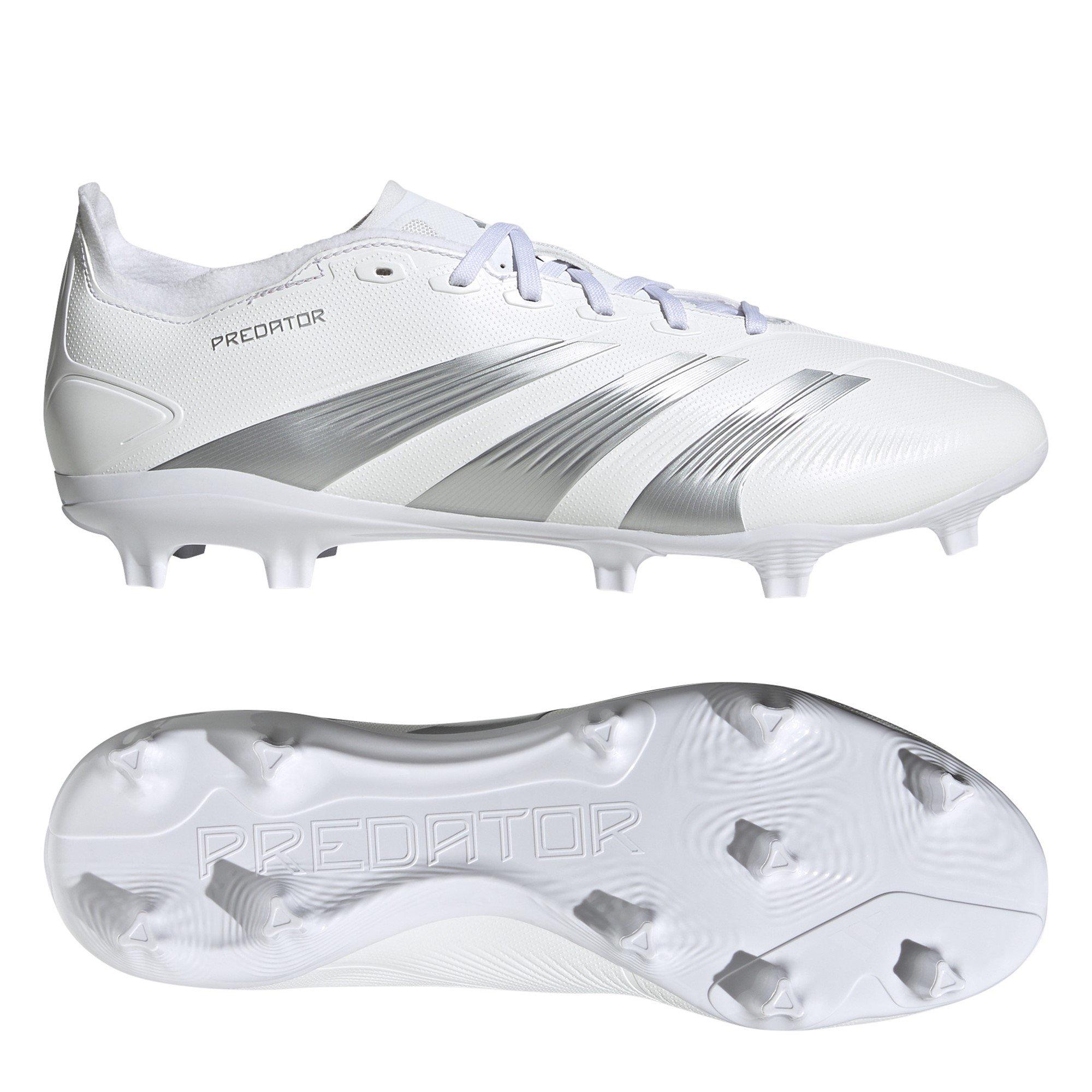 Wit/Zilver - adidas - adidas Predator League Firm Ground Football Boots - 10