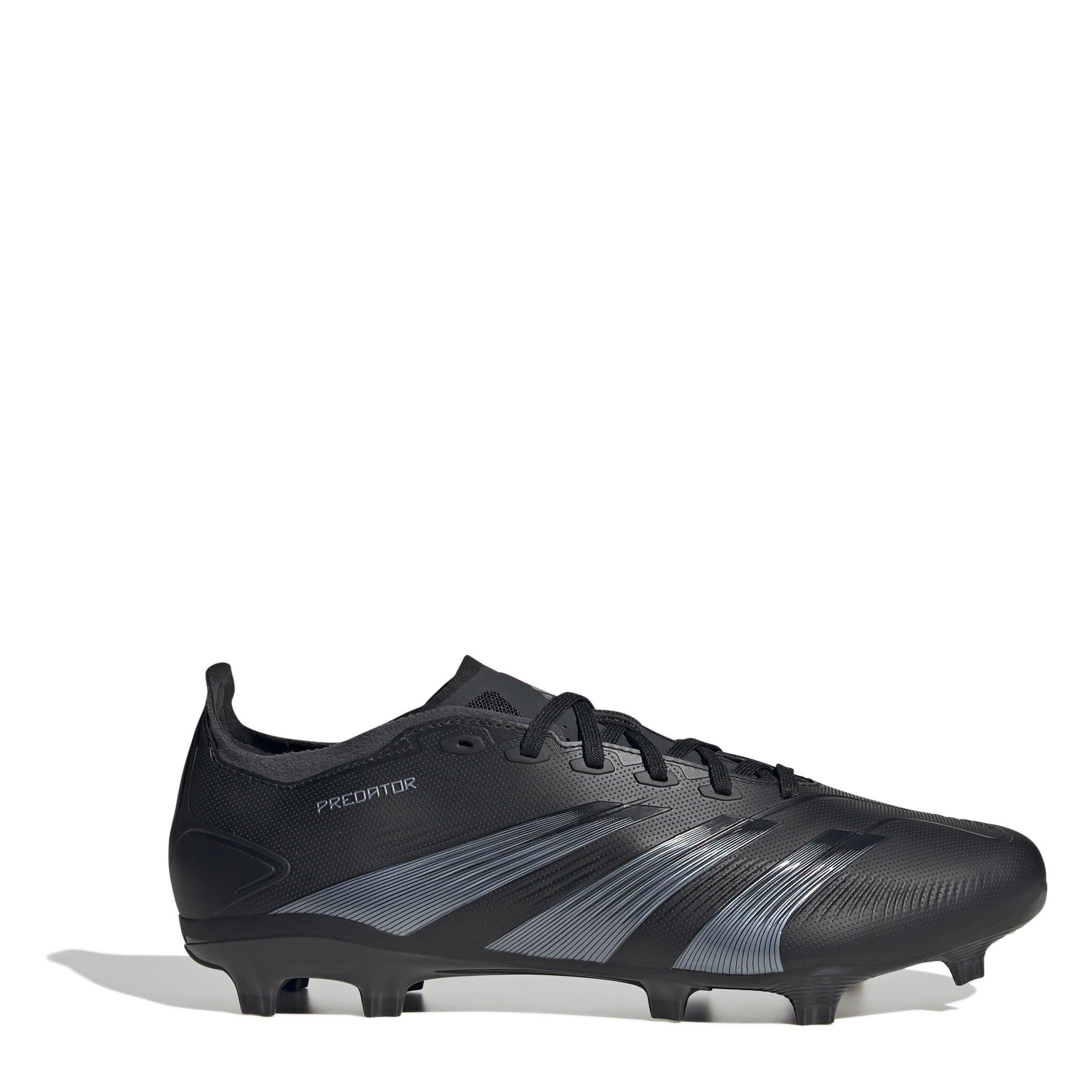 Adidas Men's 24 Predator League Firm Ground Football Boots - Black/Grey - 11 (46)
