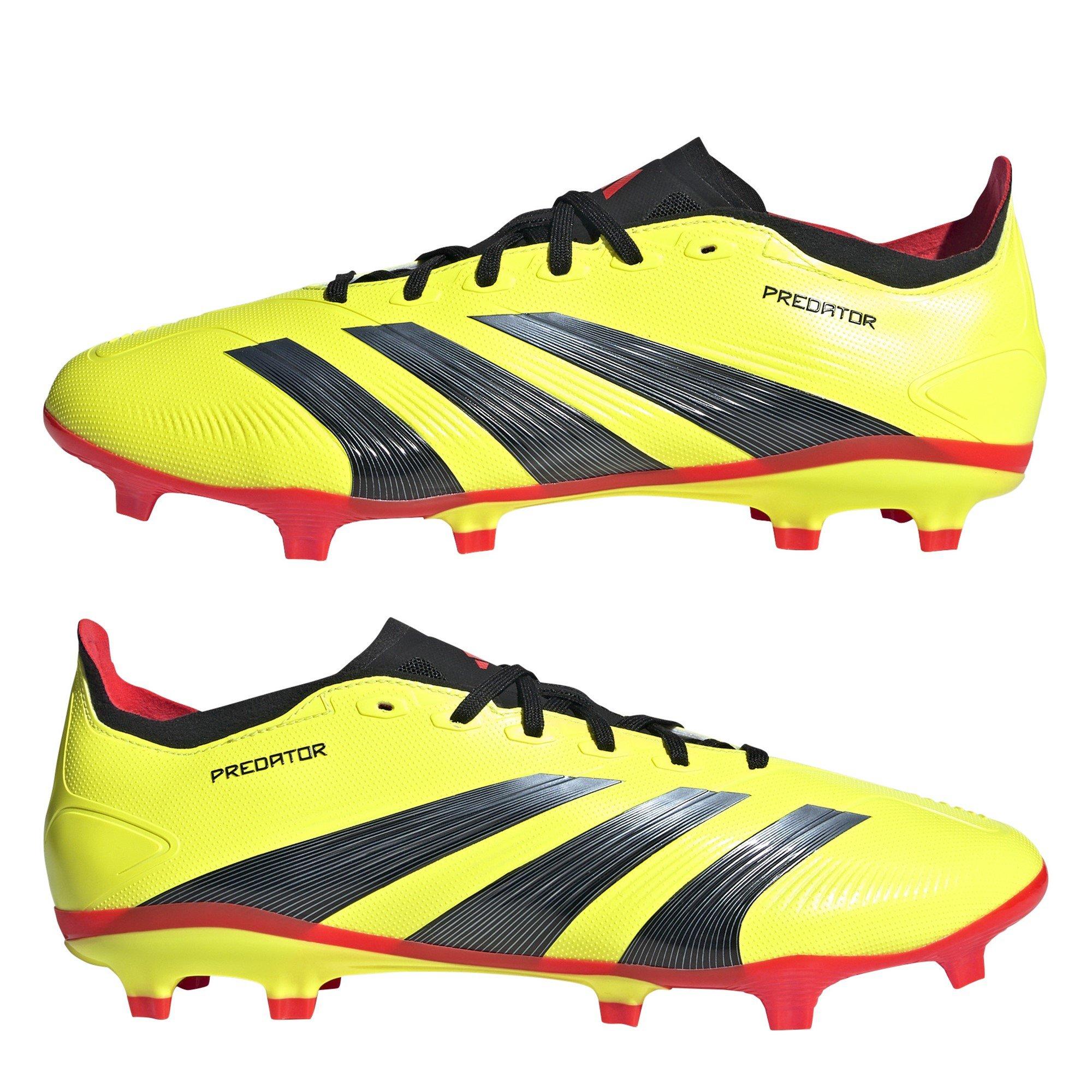 Gul/Sort/Rød - adidas - 24 adidas Predator League Firm Ground Football Boots - 10