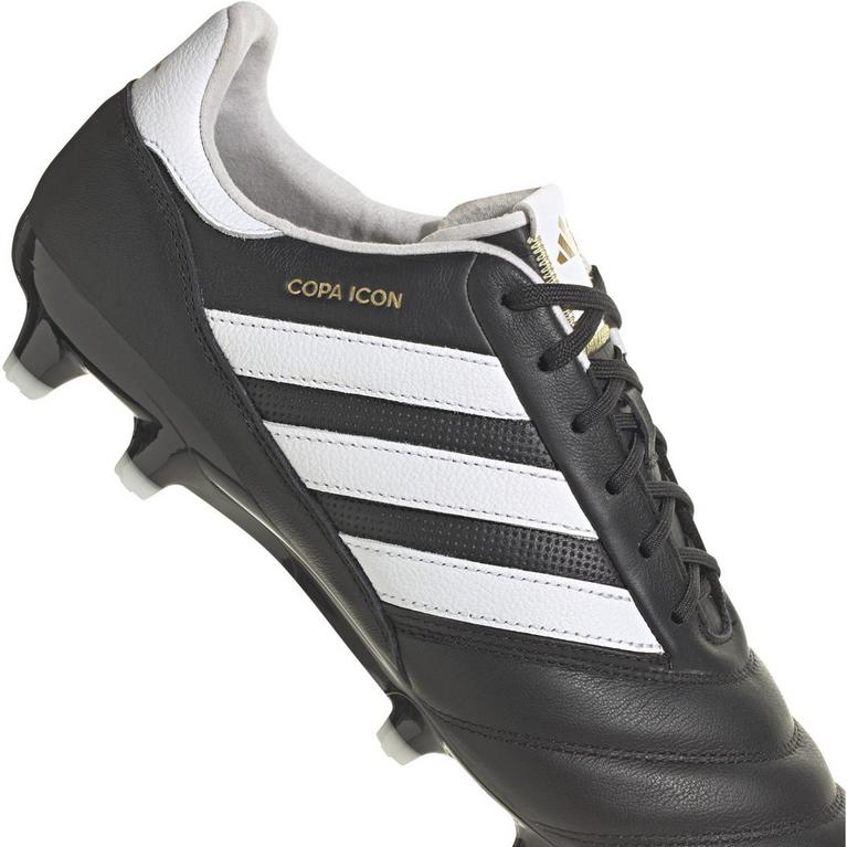 Noir/Blanc/Or - adidas - Copa Icon Pro Firm Ground Boots - 8