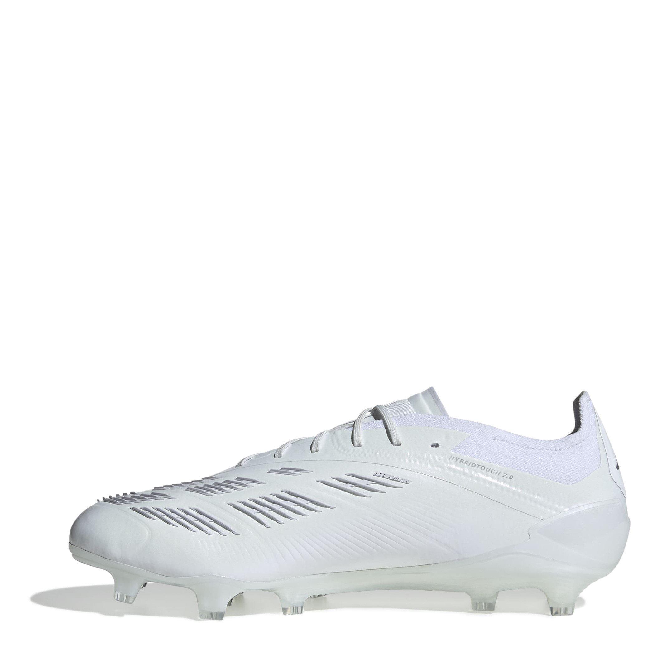White/Silver - adidas - Predator 24 Elite Low Firm Ground Football Boots - 2