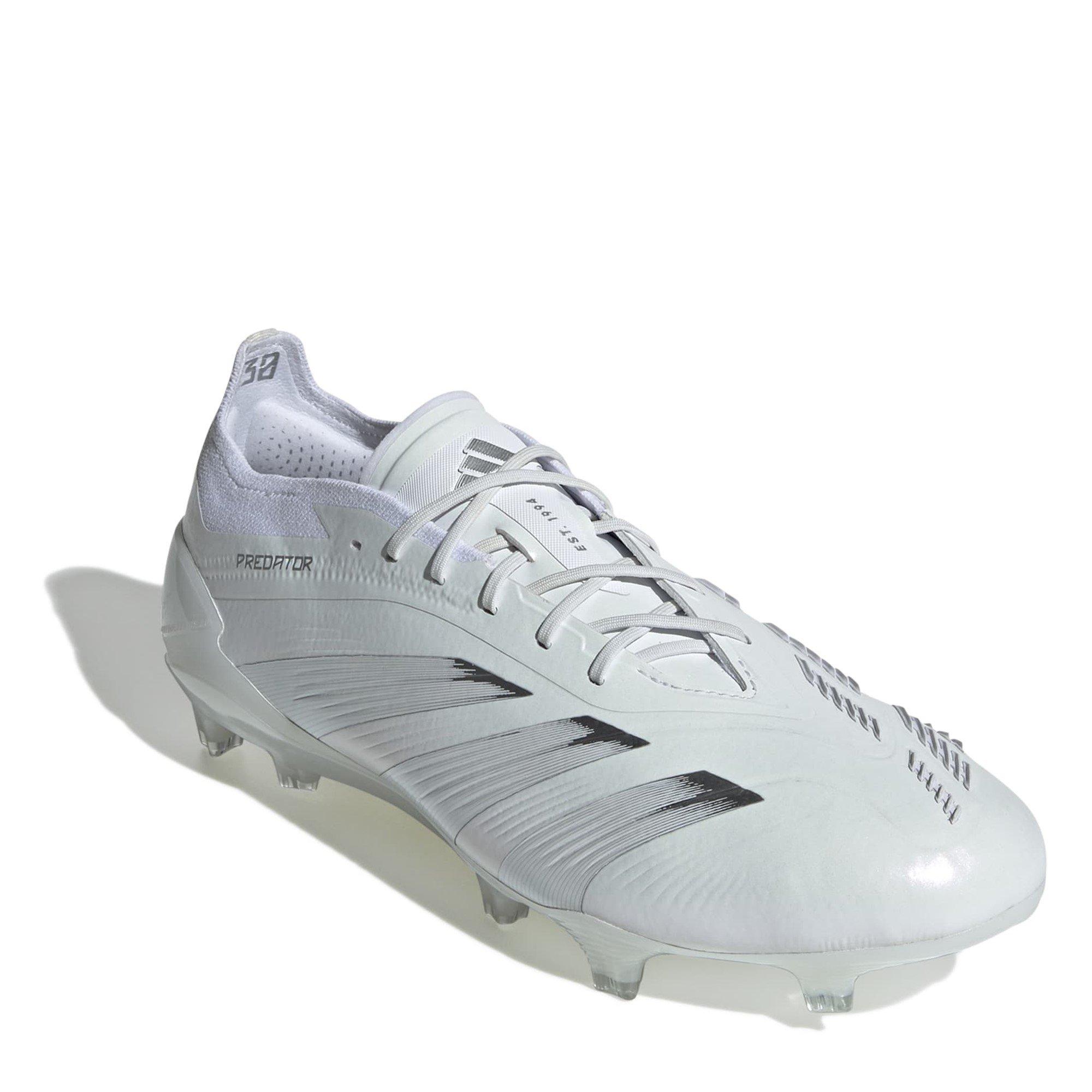 White/Silver - adidas - Predator 24 Elite Low Firm Ground Football Boots - 3