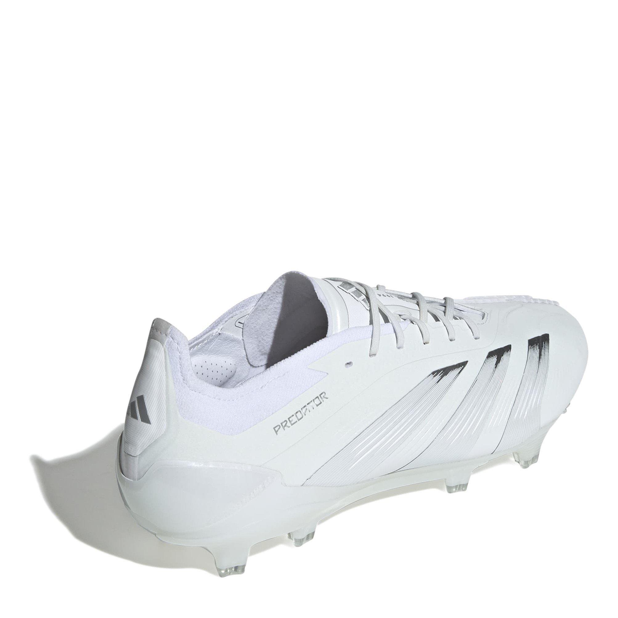 White/Silver - adidas - Predator 24 Elite Low Firm Ground Football Boots - 4