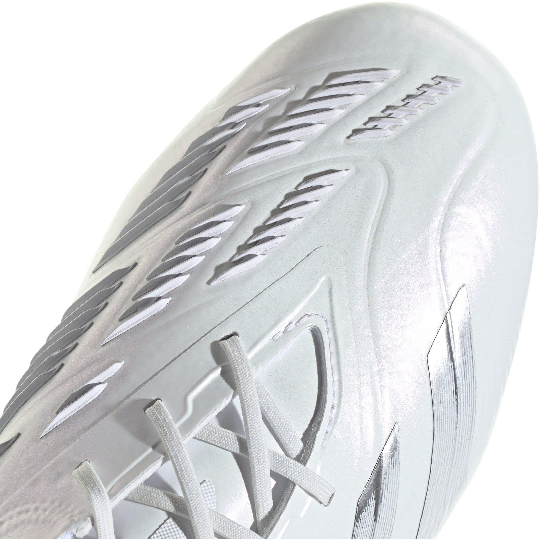 White/Silver - adidas - Predator 24 Elite Low Firm Ground Football Boots - 7