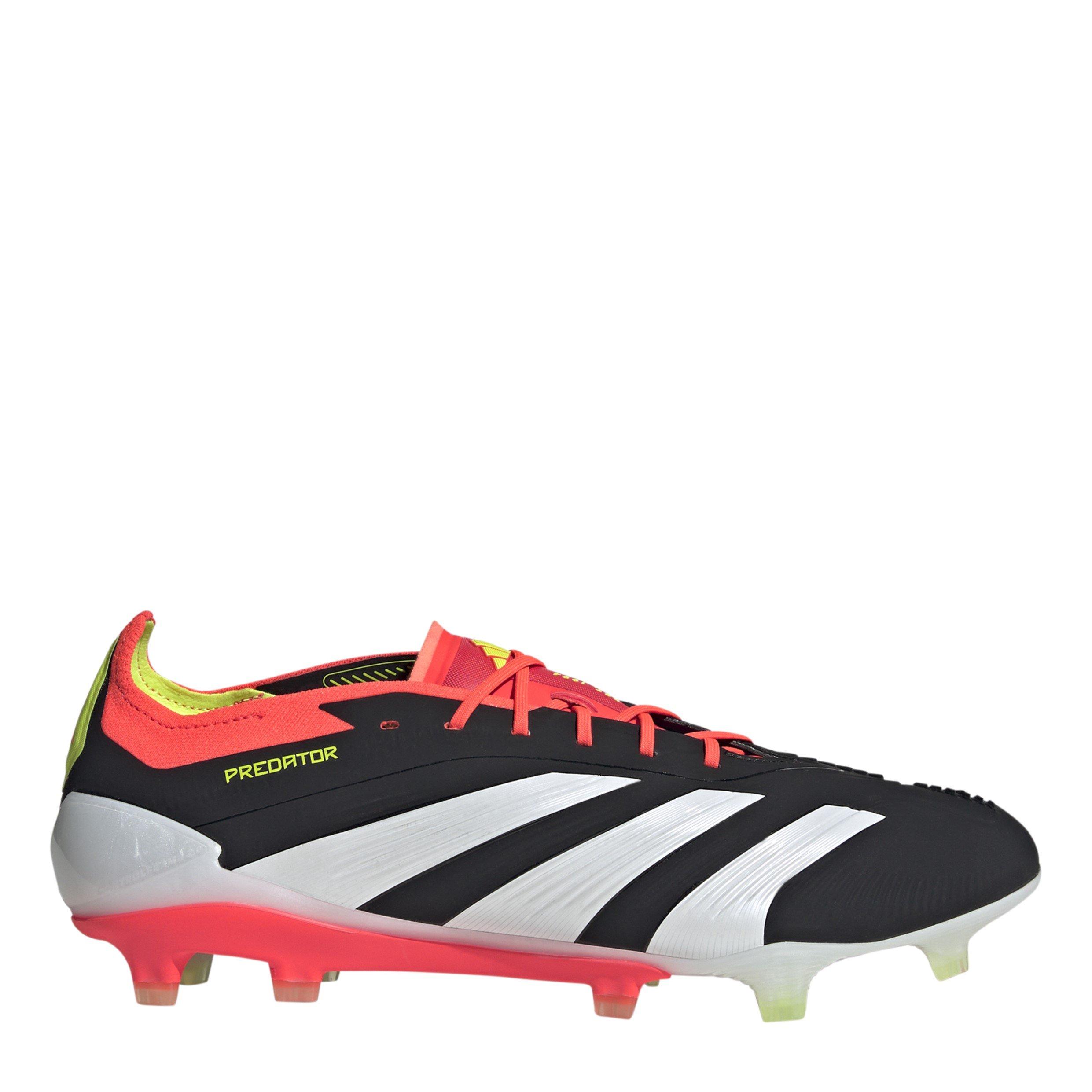 Black/White/Red - adidas - Predator 24 Elite Low Firm Ground Football Boots - 1