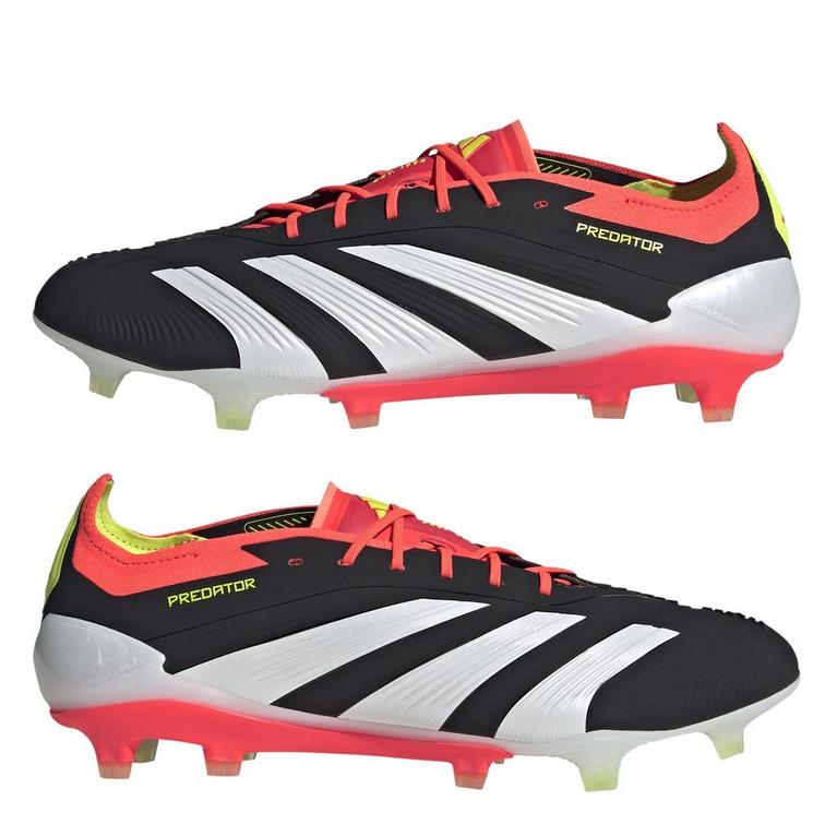 Noir/Blanc/Rouge - adidas clearance - Predator 24 Elite Low Firm Ground Football Boots - 9