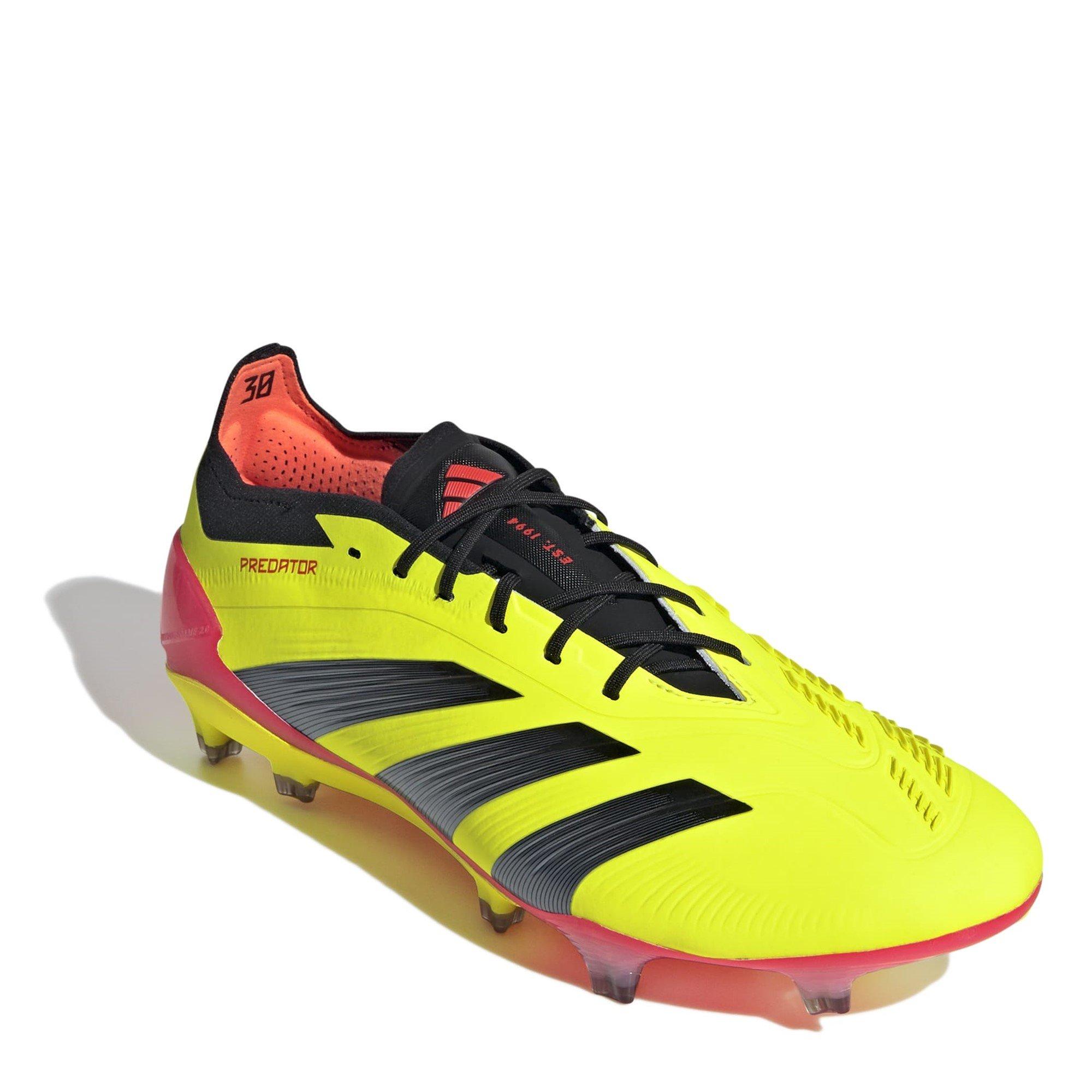 Jaune/Noir/Rouge - adidas - Predator 24 Elite Low Firm Ground Football Boots - 3