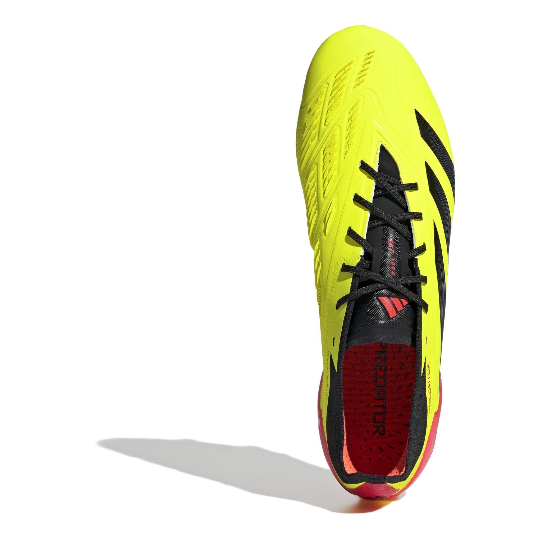 Jaune/Noir/Rouge - adidas - Predator 24 Elite Low Firm Ground Football Boots - 5