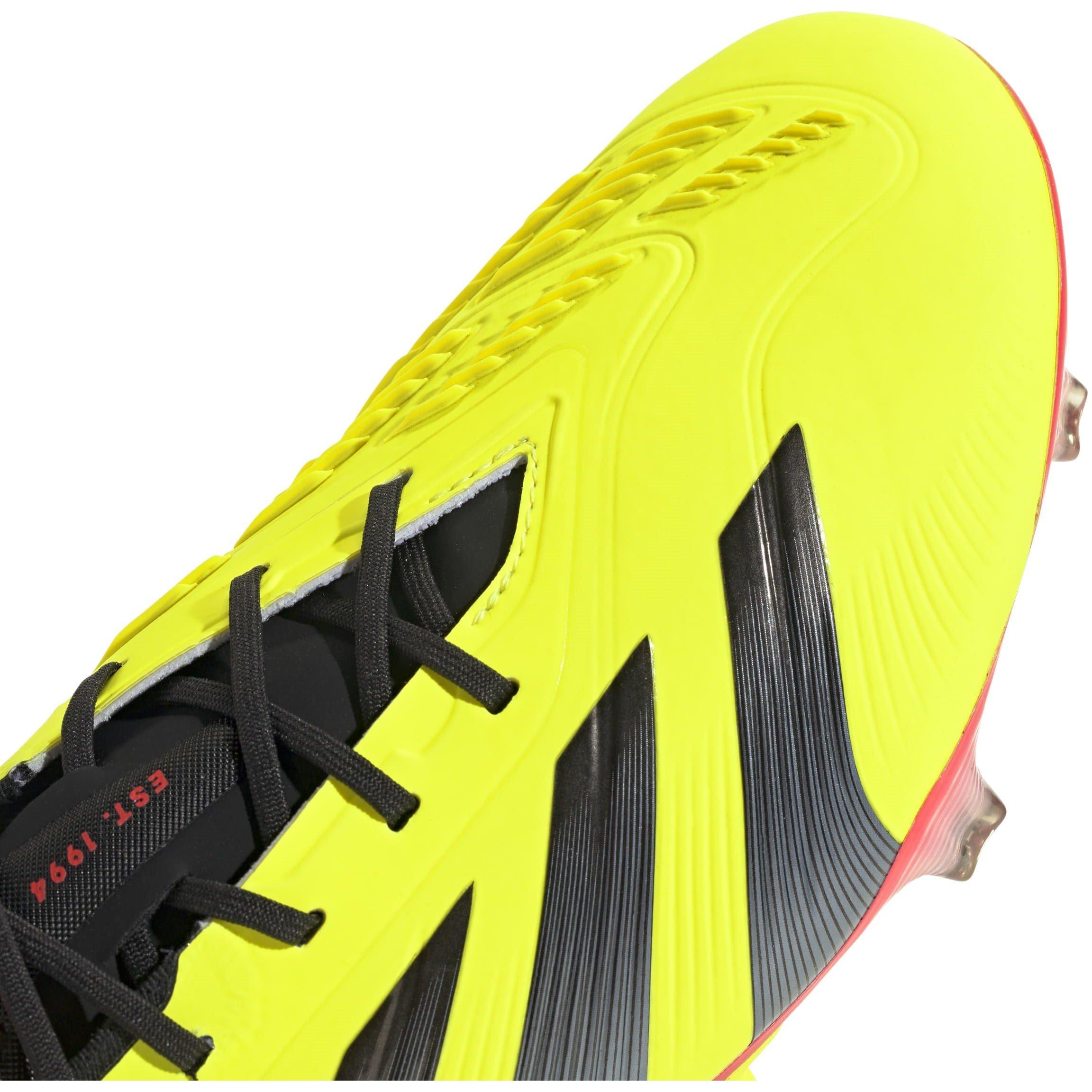 Jaune/Noir/Rouge - adidas - Predator 24 Elite Low Firm Ground Football Boots - 8