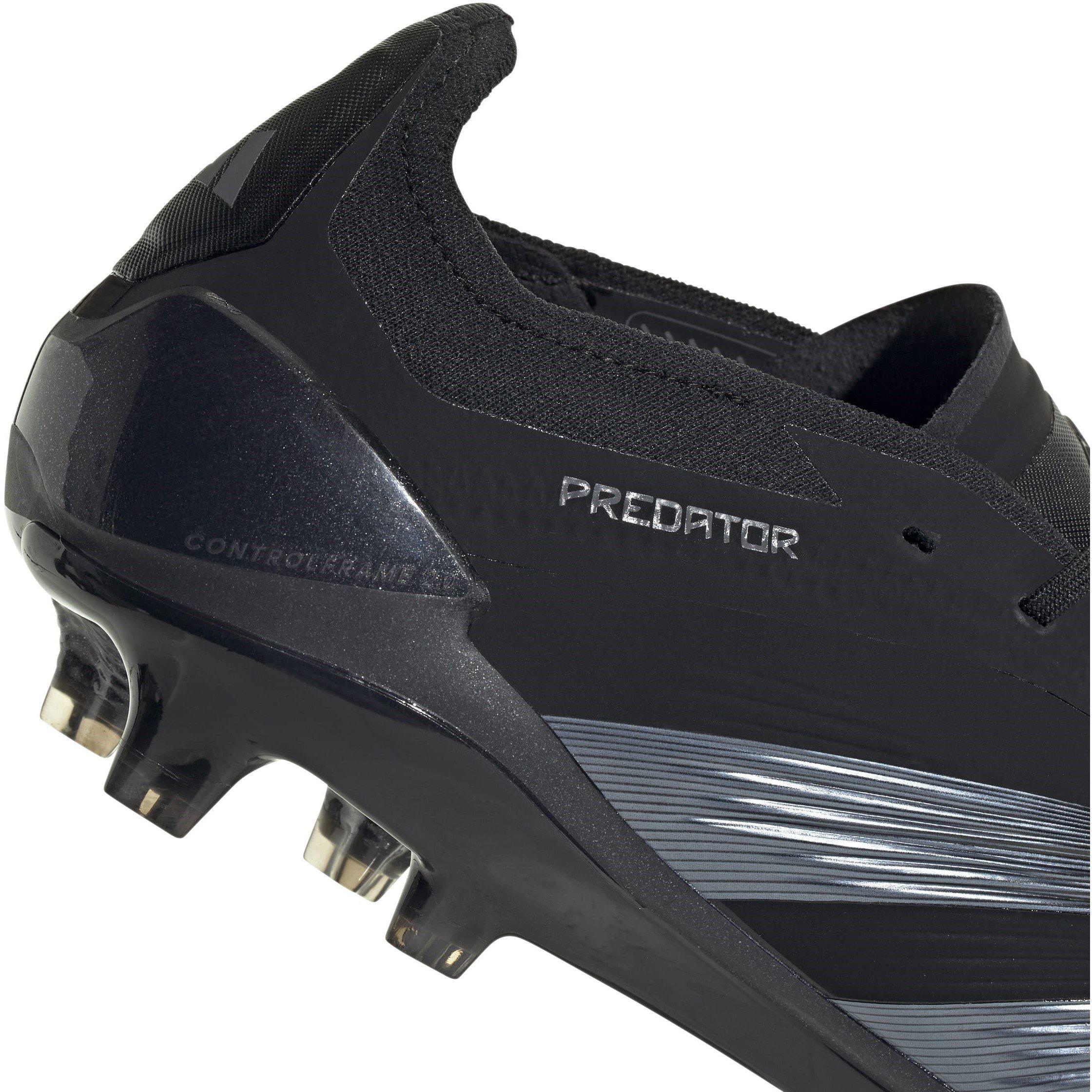 Black/Grey - adidas - Predator 24 Elite Low Firm Ground Football Boots - 7