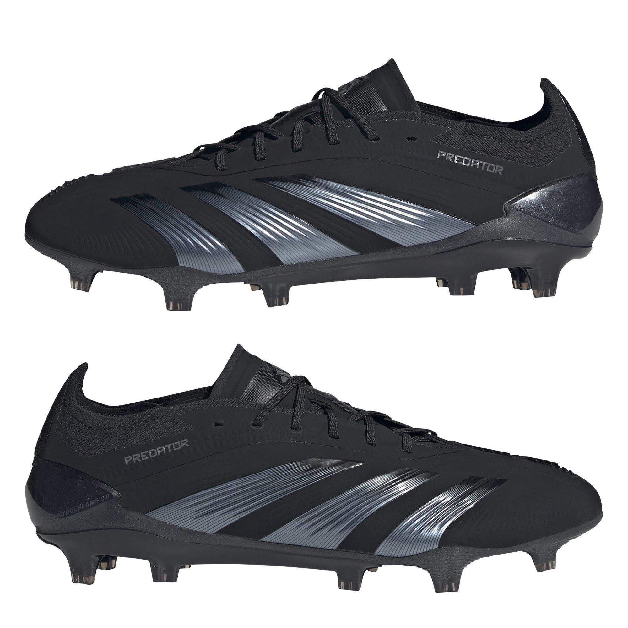 Black/Grey - adidas - Predator 24 Elite Low Firm Ground Football Boots - 9