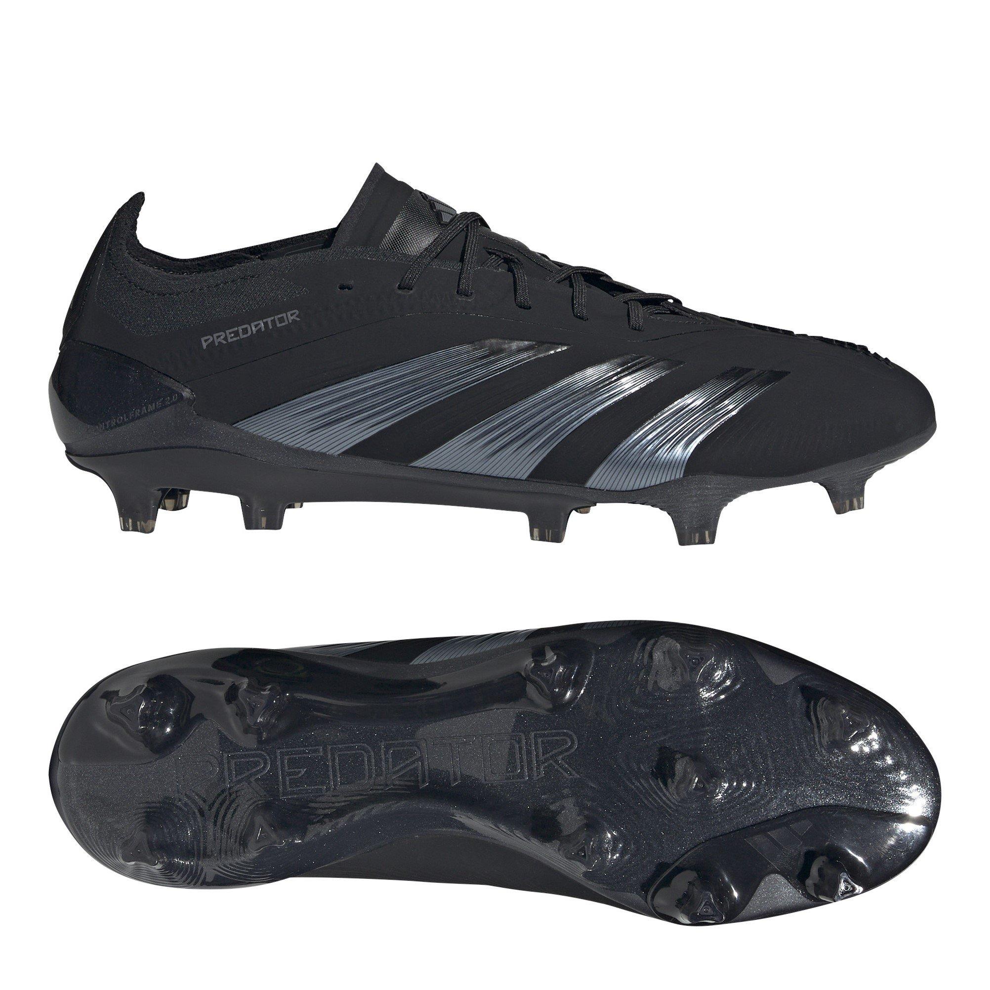 Black/Grey - adidas - Predator 24 Elite Low Firm Ground Football Boots - 10