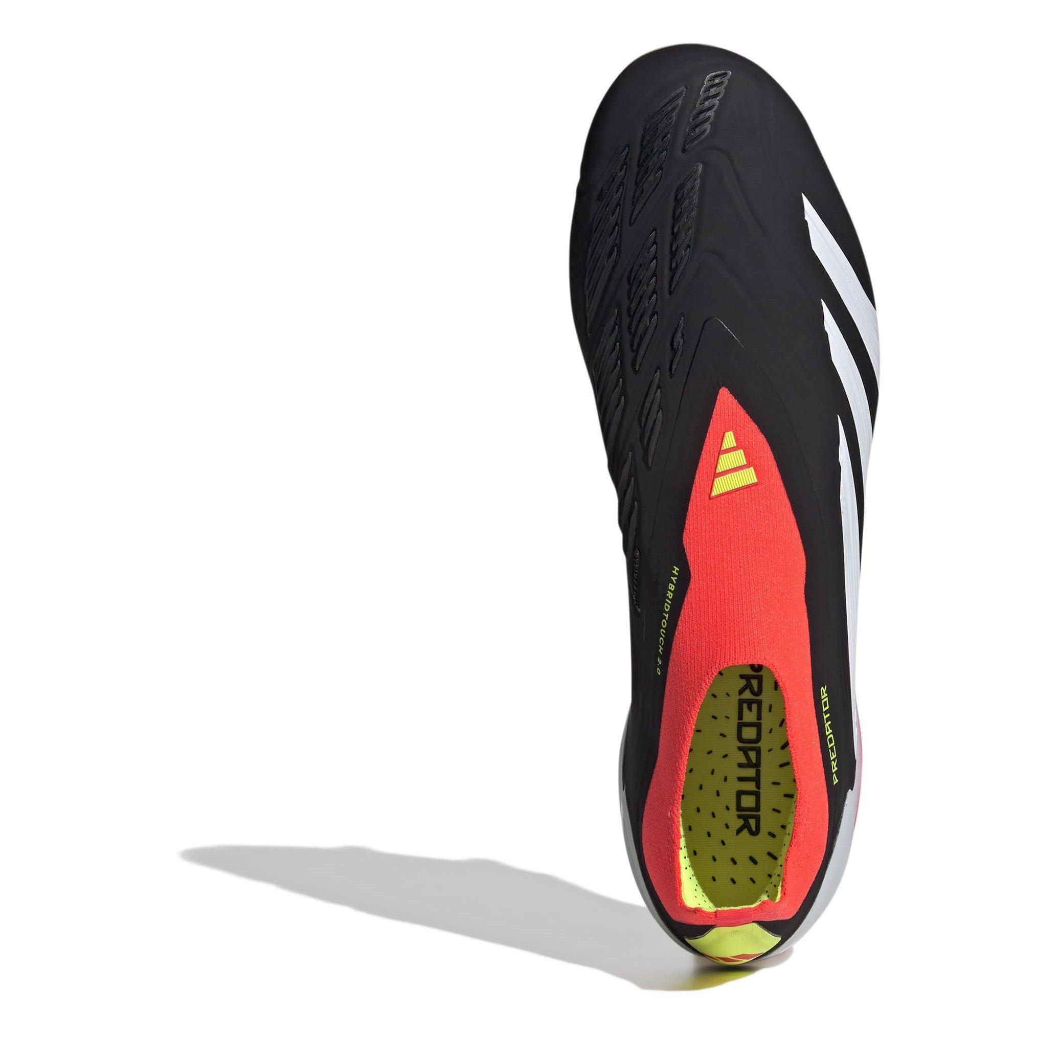 Schwarz/Weiß/Rot - adidas - Predator 24 Elite Laceless Firm Ground Football Boots - 5