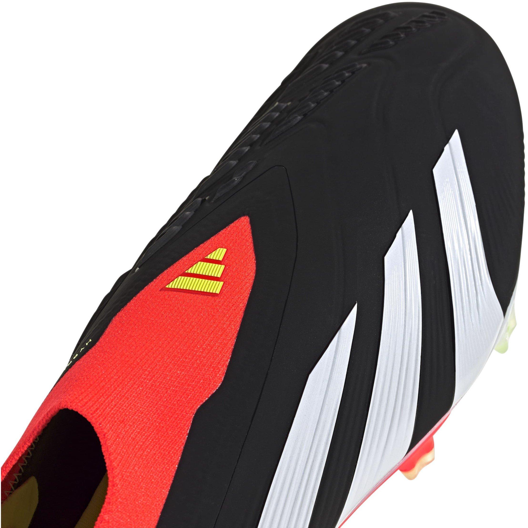 Schwarz/Weiß/Rot - adidas - Predator 24 Elite Laceless Firm Ground Football Boots - 7
