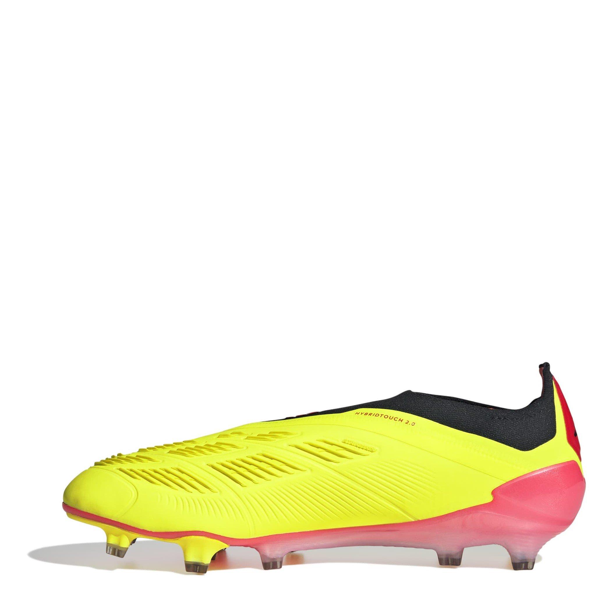 Amarillo/Negro/Rojo - adidas - Predator 24 Elite Laceless Firm Ground Football Boots - 2